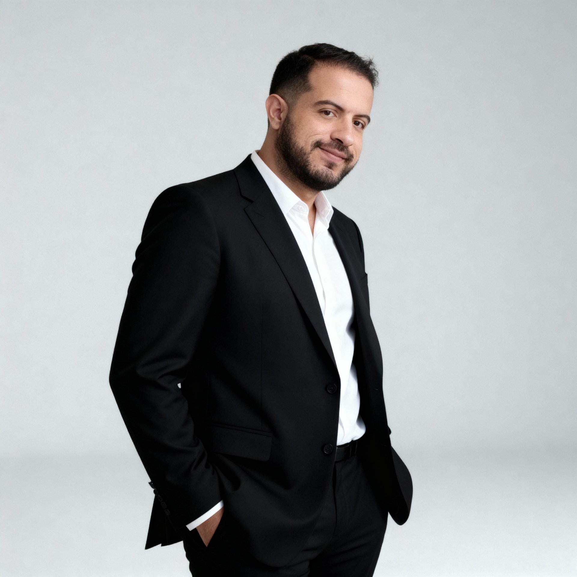 black and brown leather padded tub sofa