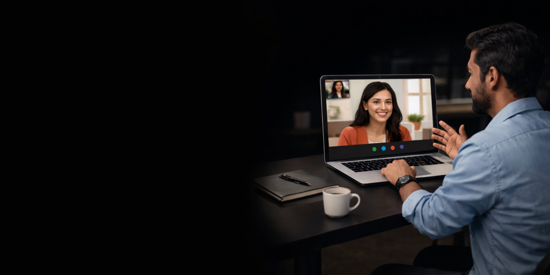 an abstract photo of a curved building with a blue sky in the background