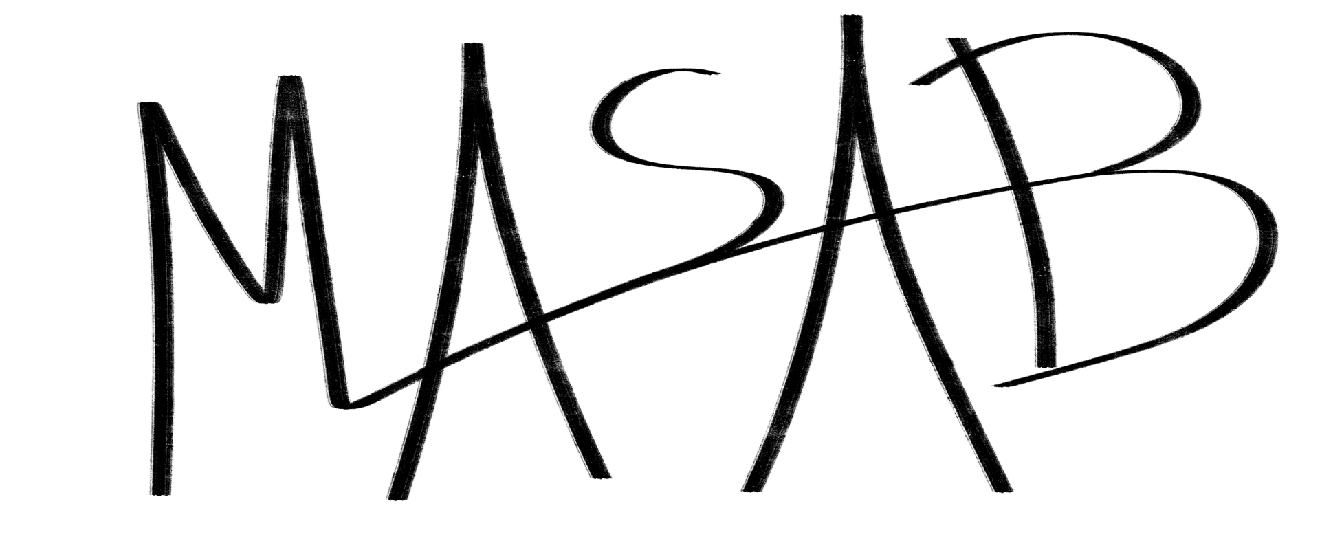 an abstract photo of a curved building with a blue sky in the background