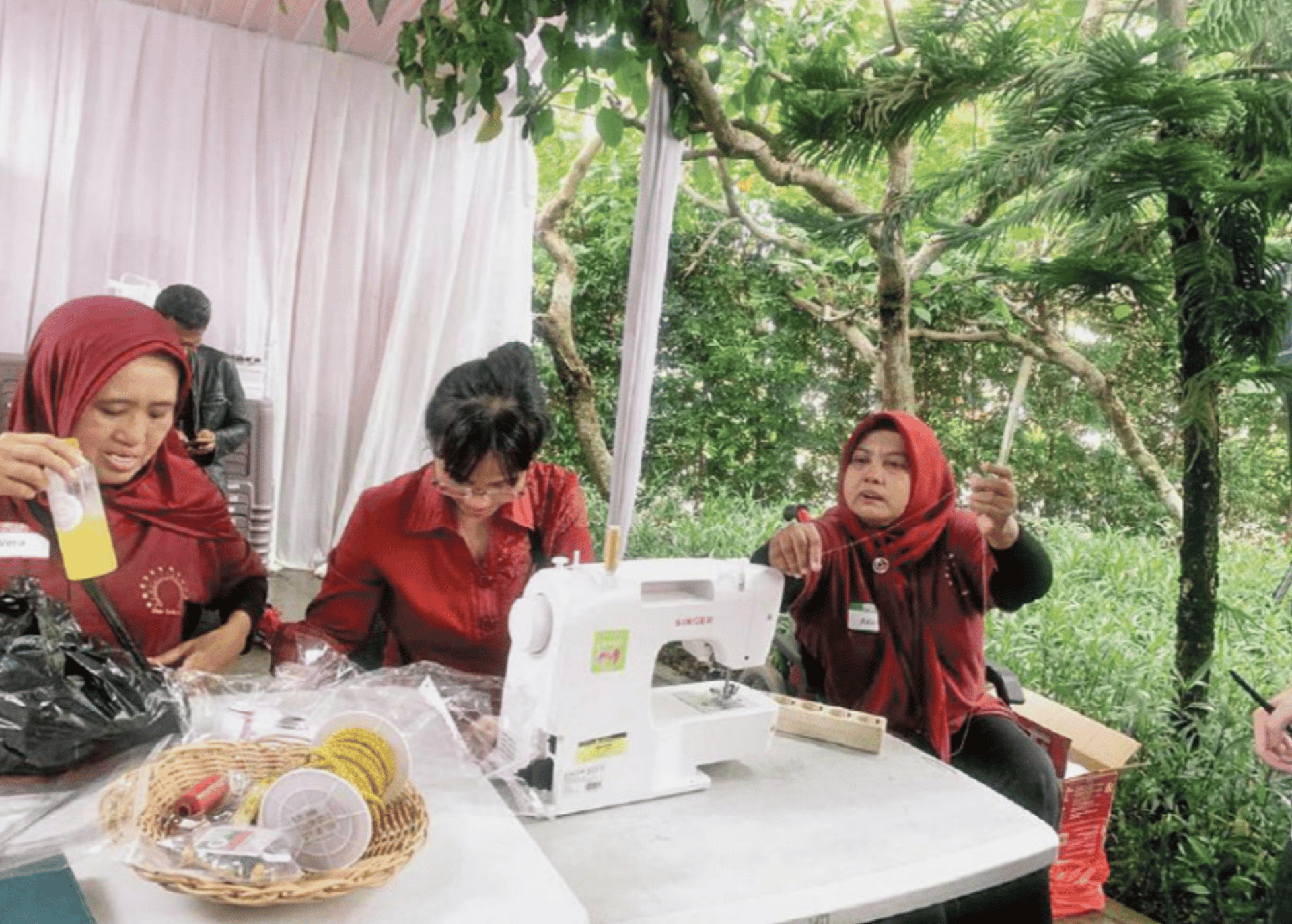 an abstract photo of a curved building with a blue sky in the background