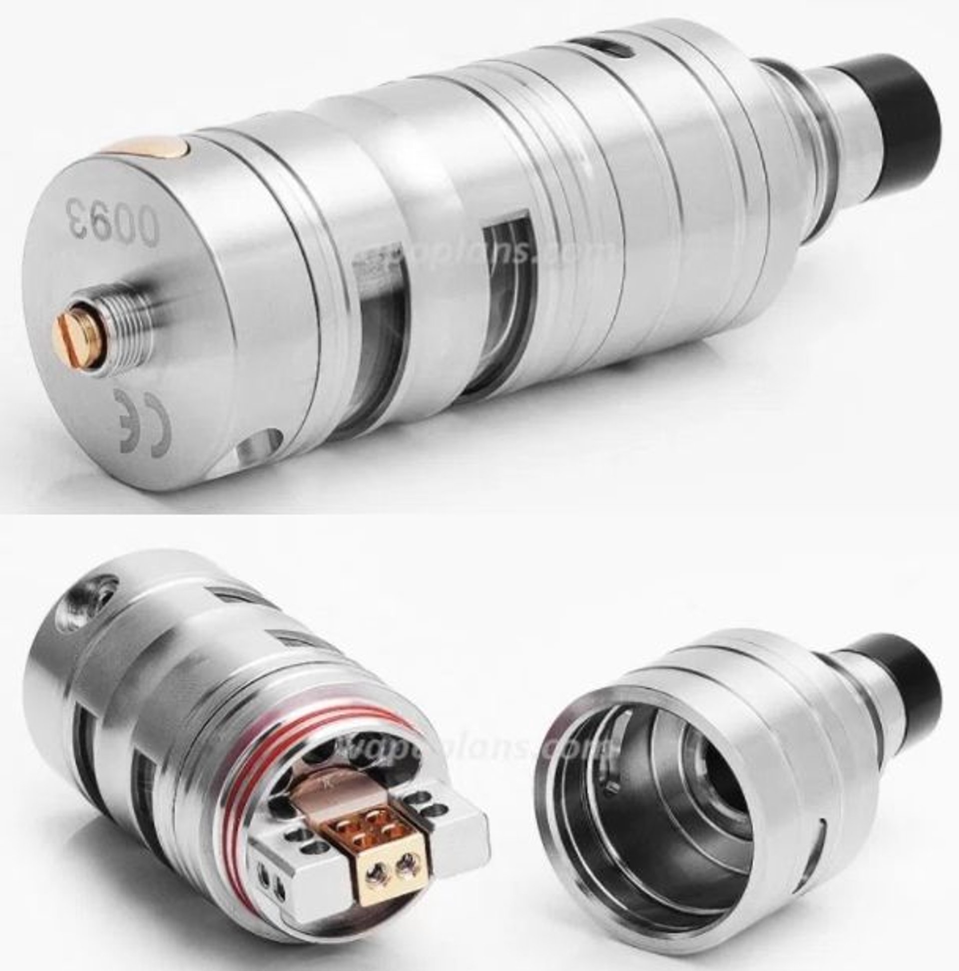 an abstract photo of a curved building with a blue sky in the background