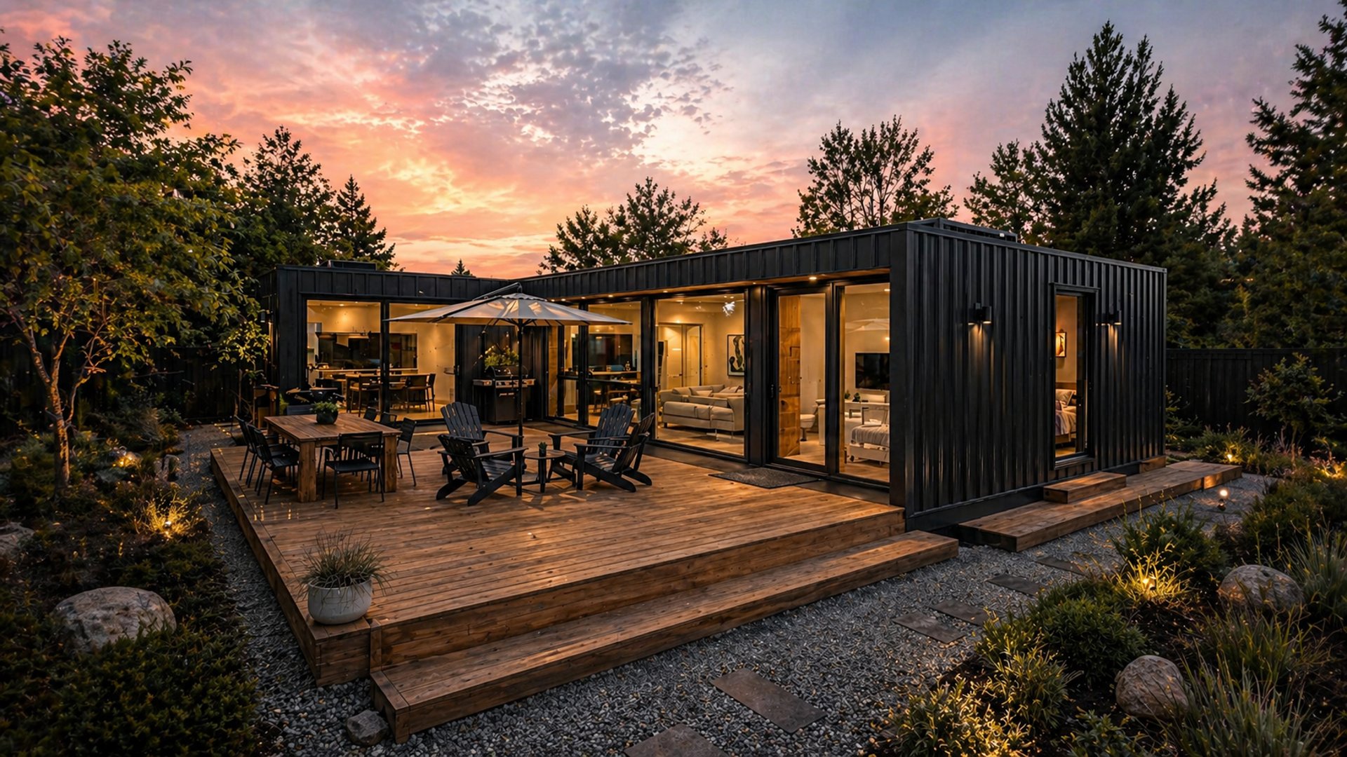 an abstract photo of a curved building with a blue sky in the background