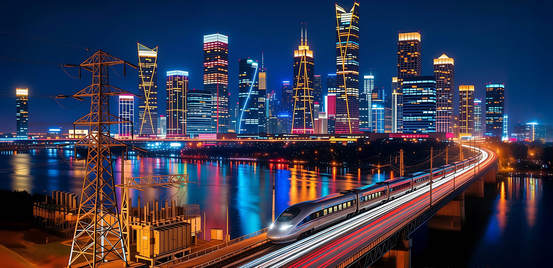 silhouette of electric post during sunset