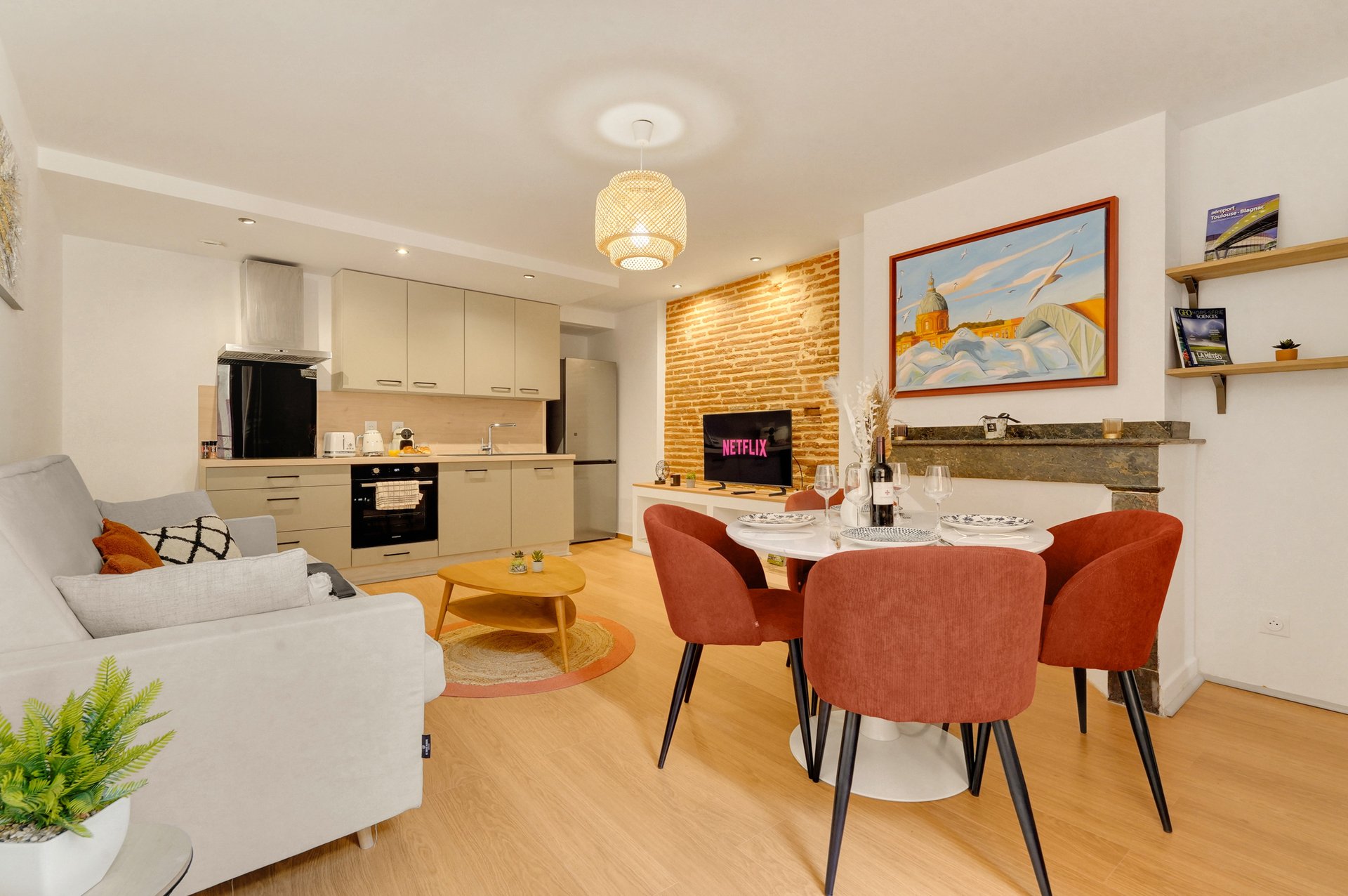 black and brown leather padded tub sofa