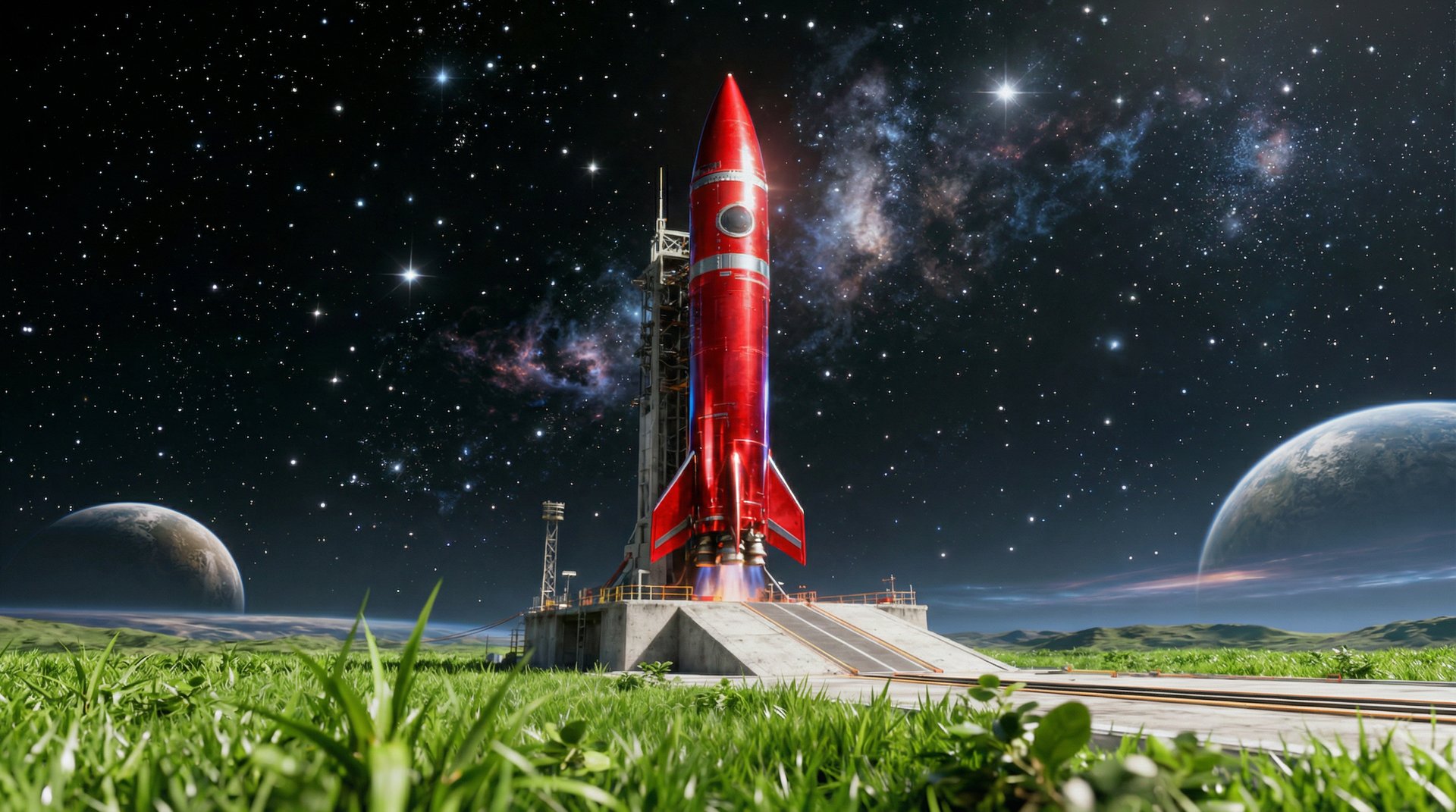 an abstract photo of a curved building with a blue sky in the background