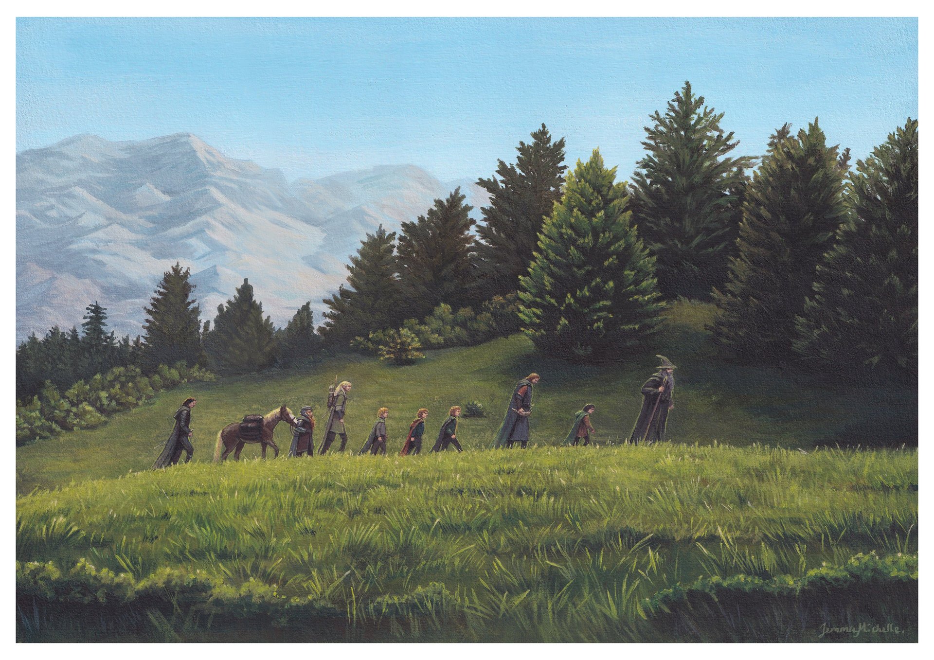 mountain range under blue sky