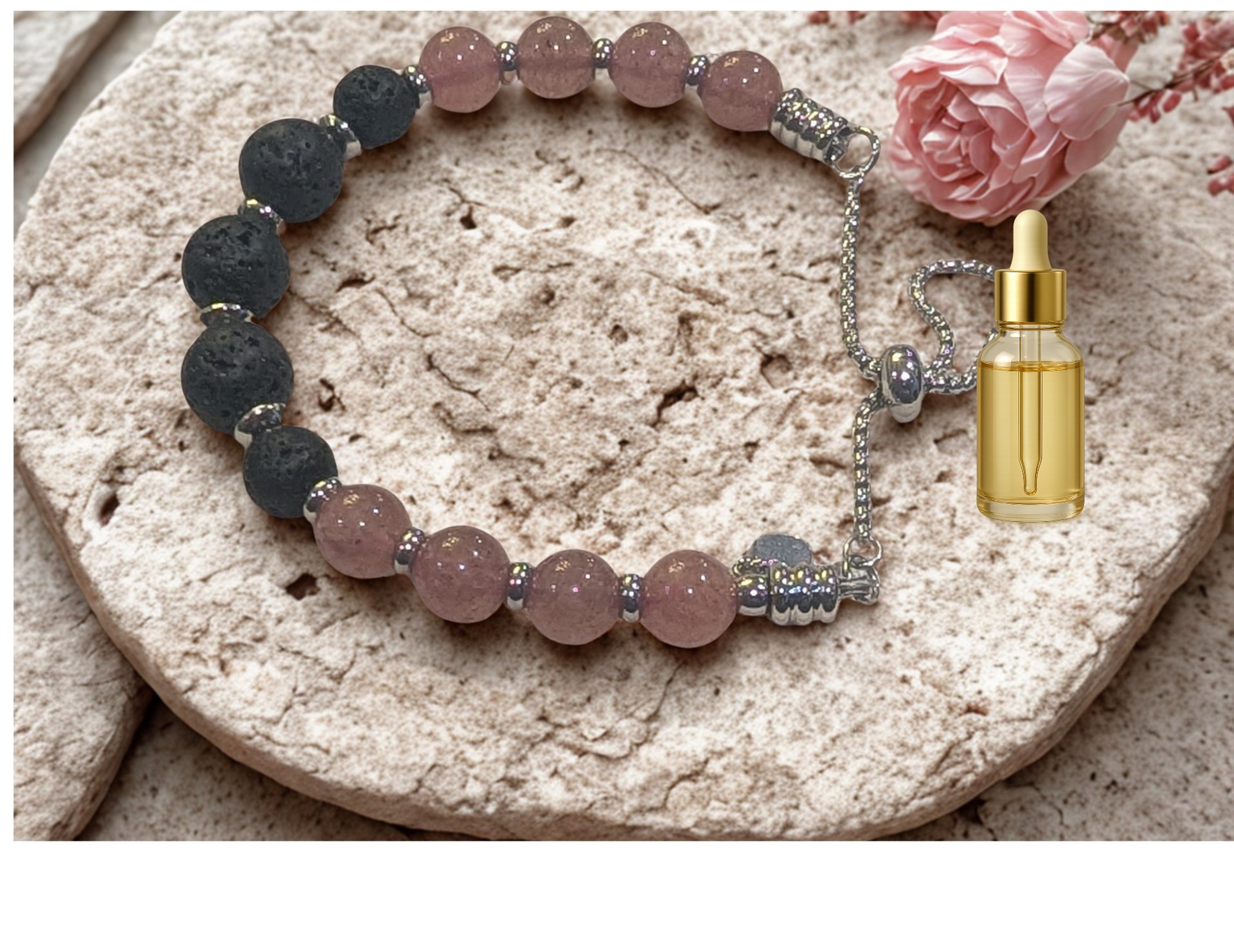 a close up of a bracelet on a table