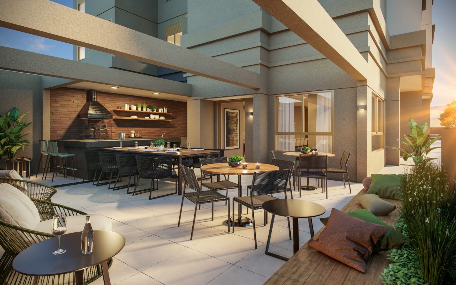 black and brown leather padded tub sofa