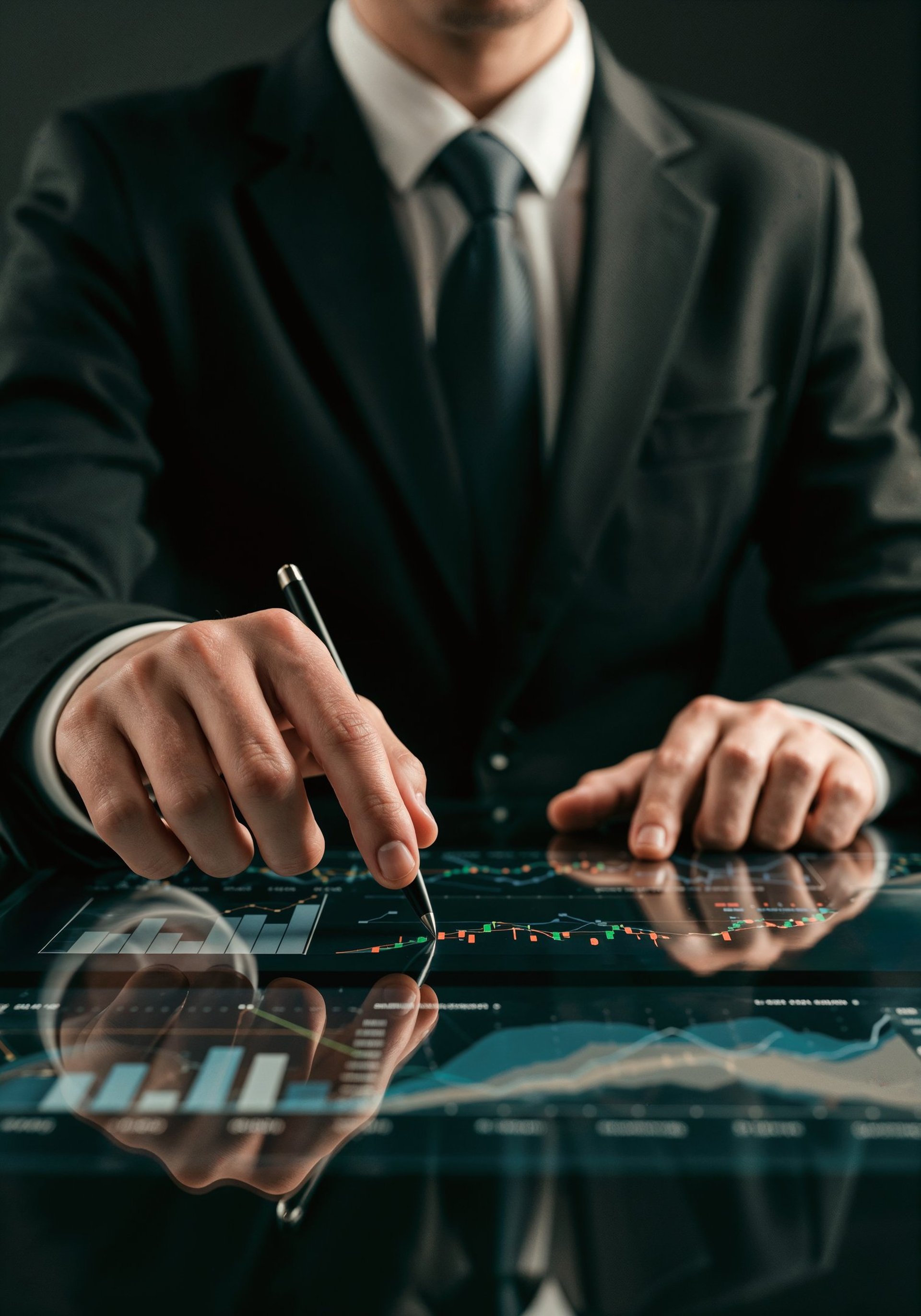 an abstract image of a sphere with dots and lines