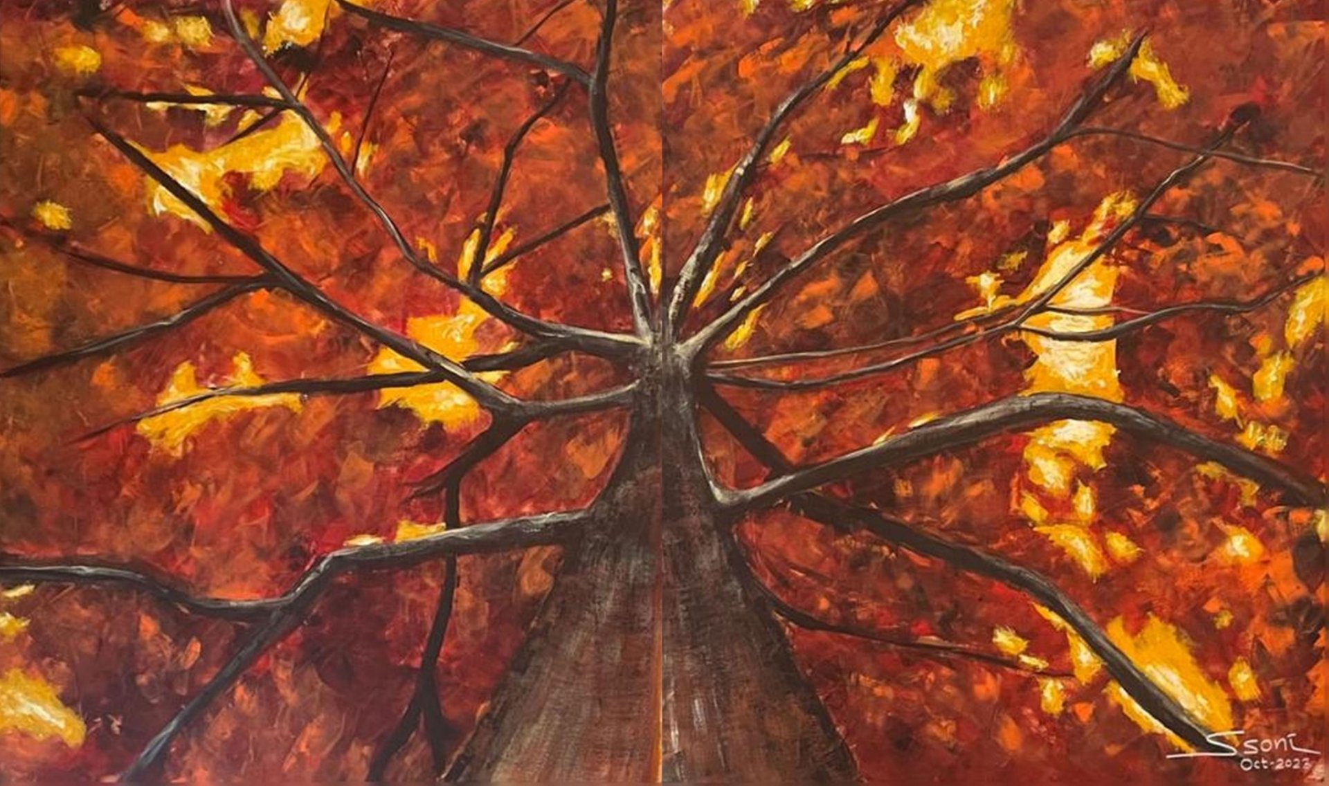 person wearing grey knit sweater