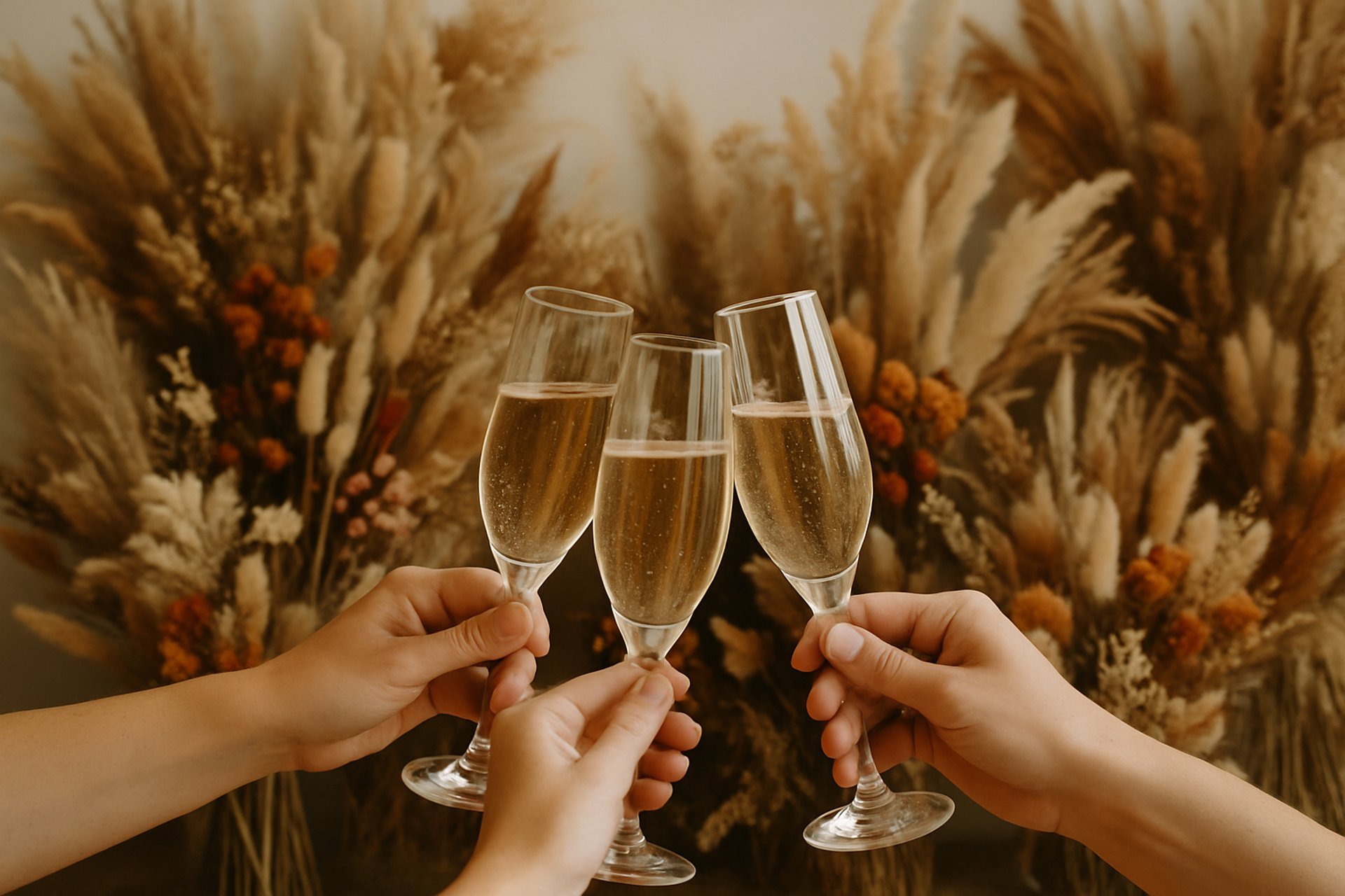 people holding clear glass bottles during daytime