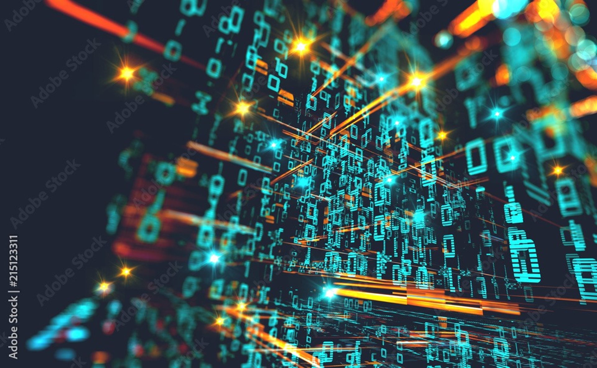 an abstract photo of a curved building with a blue sky in the background