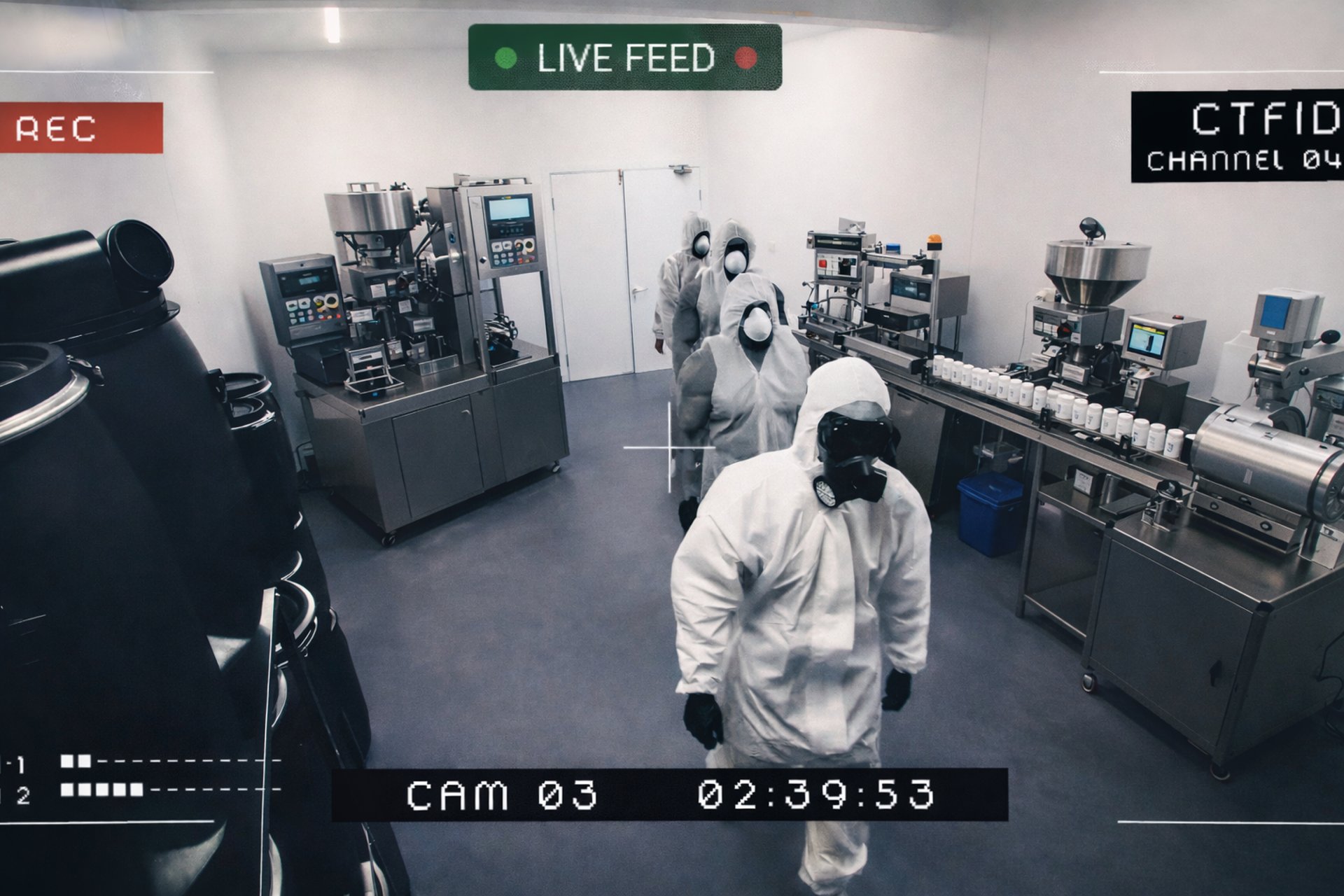 an abstract photo of a curved building with a blue sky in the background