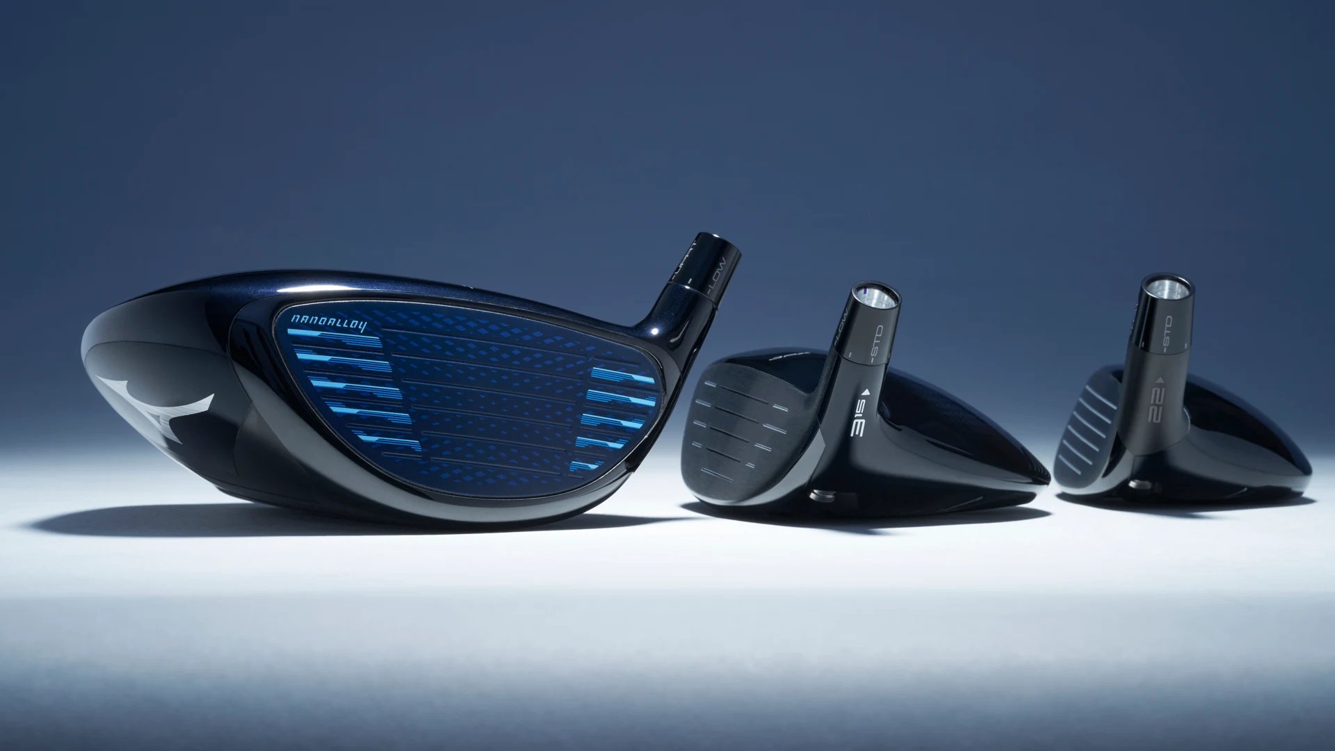 an abstract photo of a curved building with a blue sky in the background