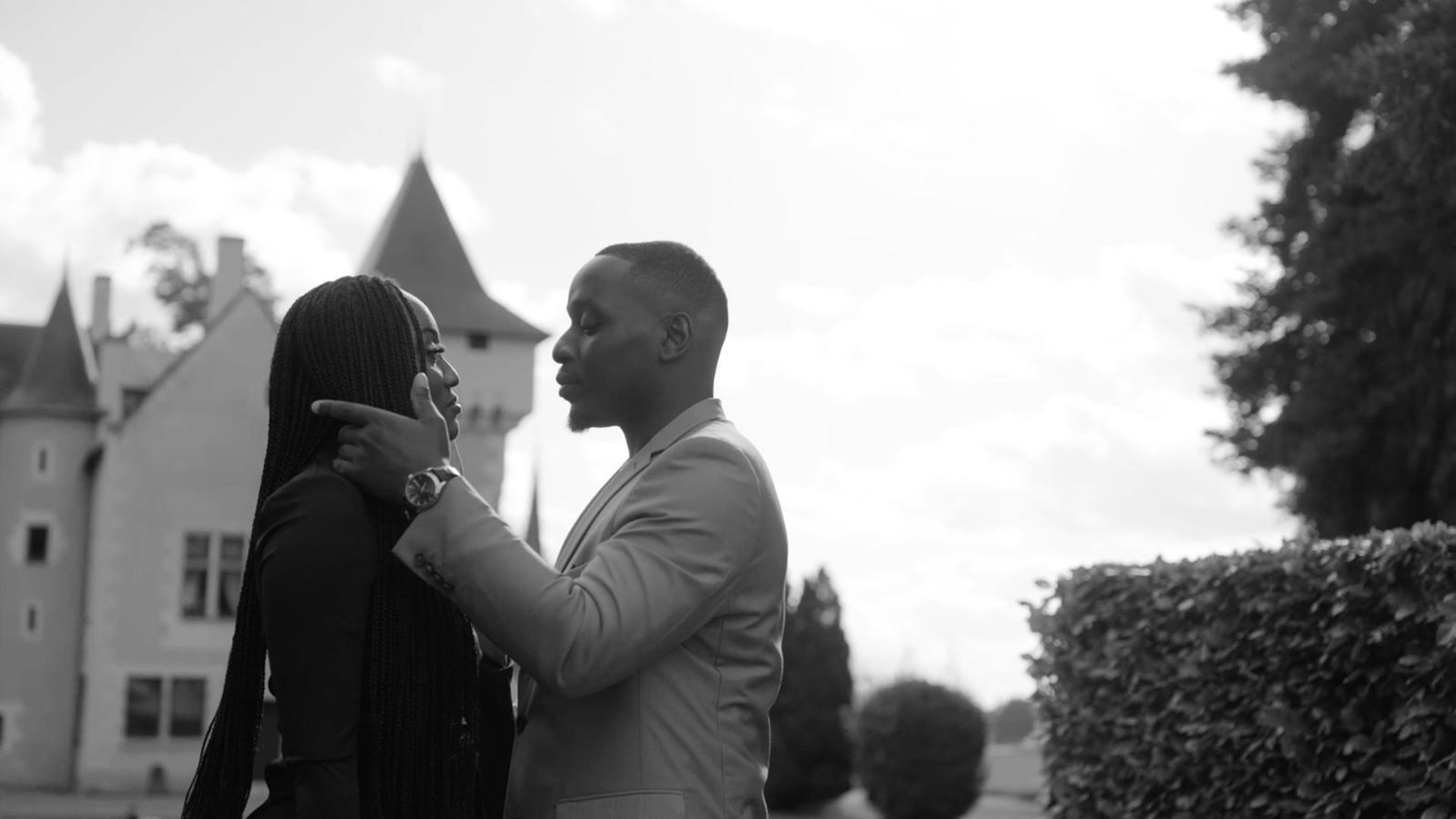 couple wearing silver-colored rings