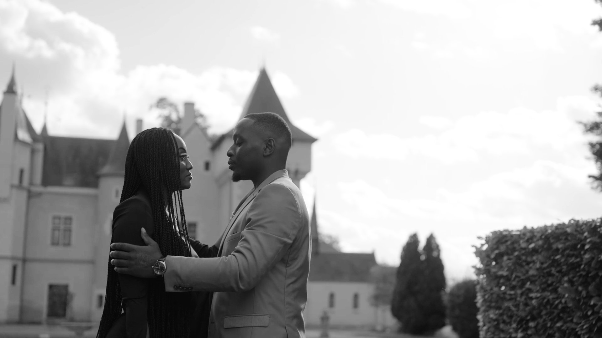 couple wearing silver-colored rings