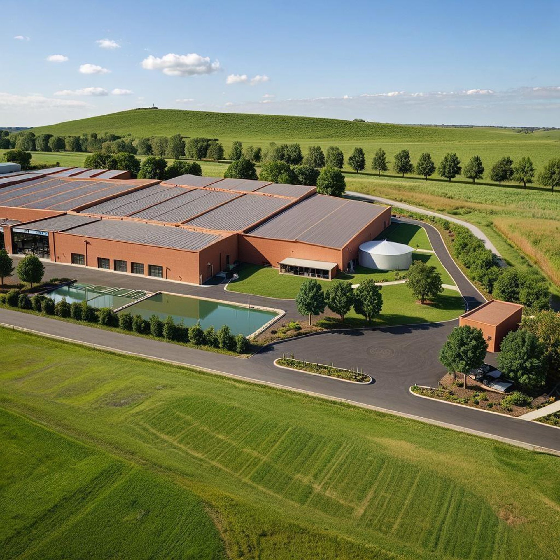 a row of wind turbines in the middle of the ocean