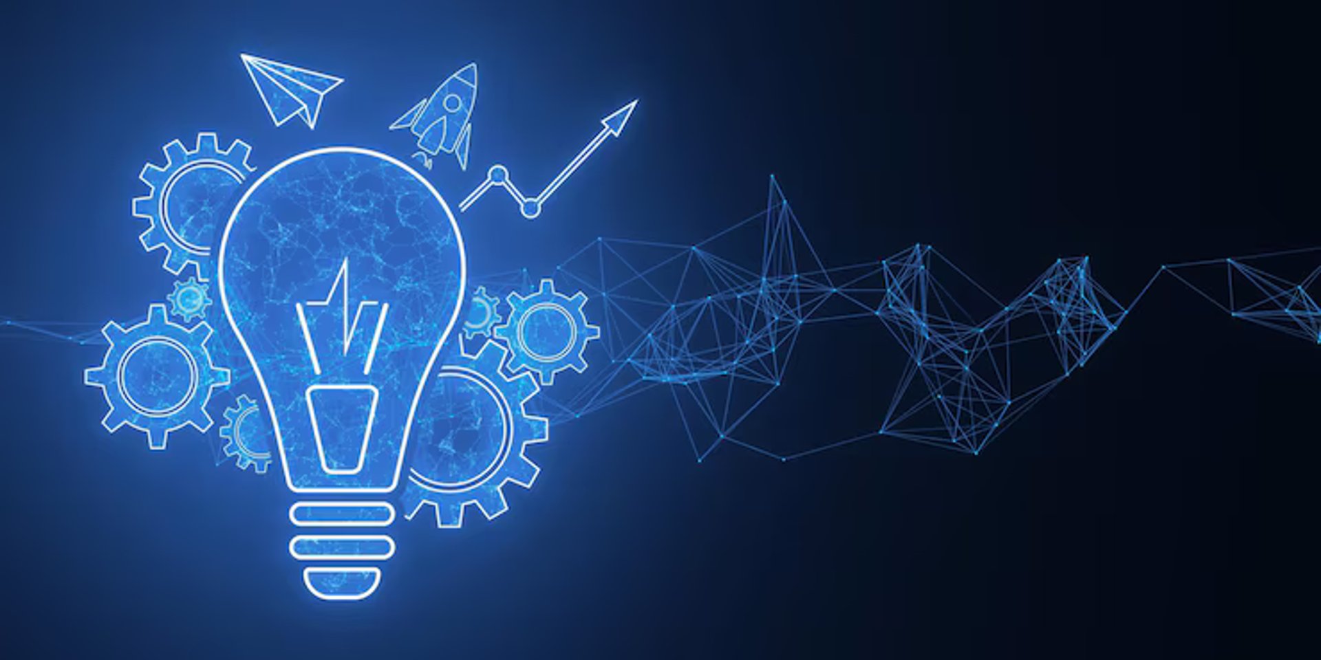 blue and white light fixture