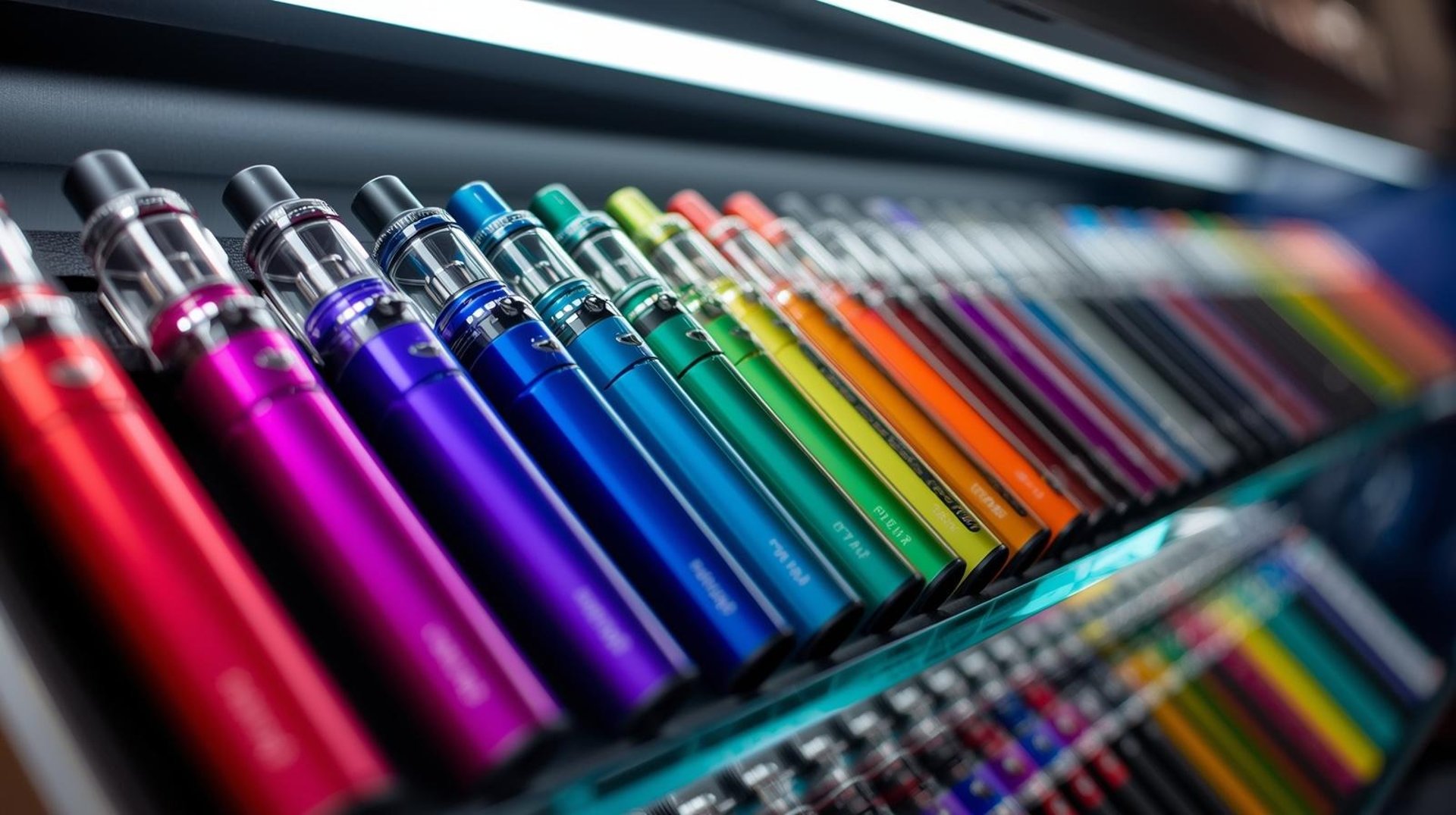 Abstract flowing waves of pink and blue colors.