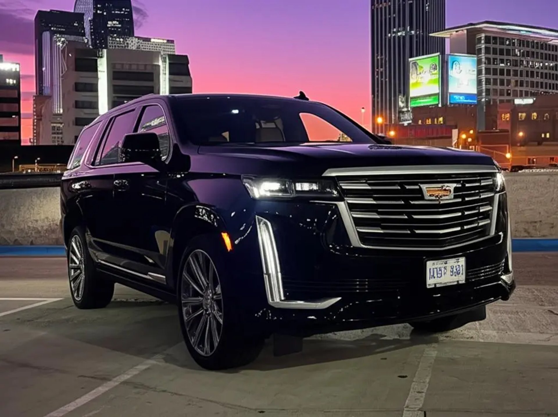 Luxury SUV Chauffeur Toronto with Cadillac Escalade for airport transfers and executive transportation