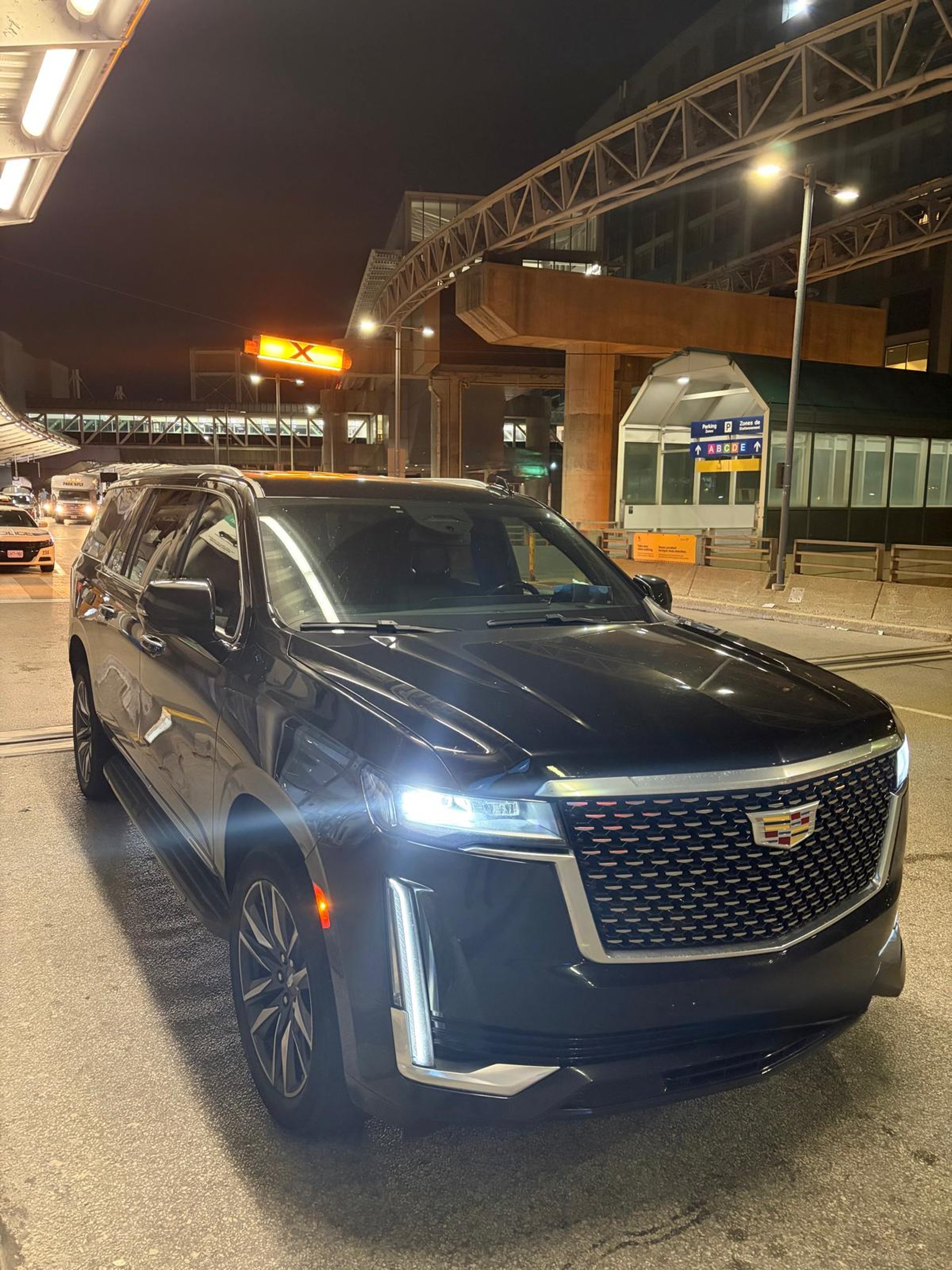 Cadillac Escalade chauffeur service in Mississauga Ontario