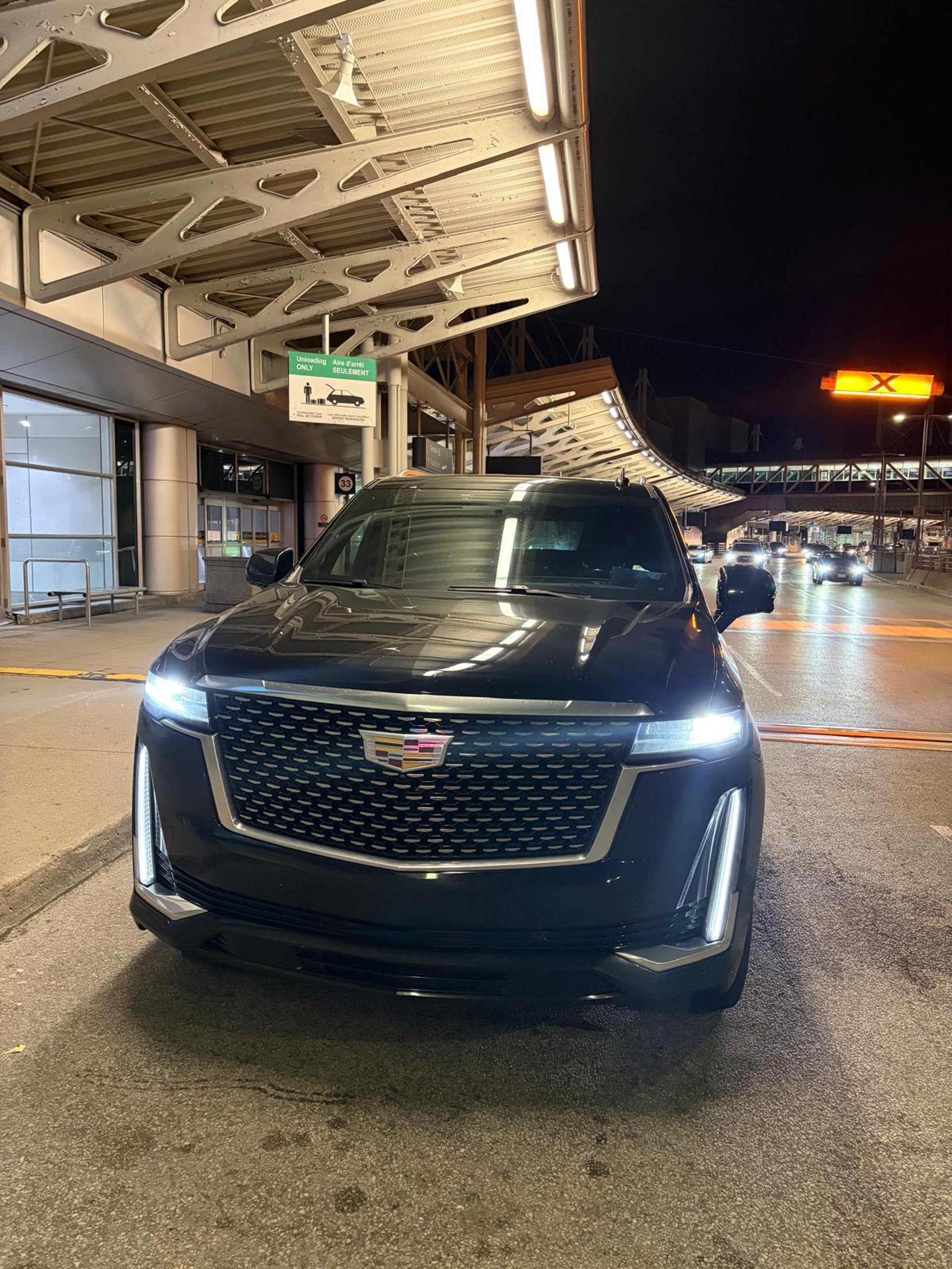 Professional Cadillac Escalade chauffeur service in Toronto available 24 hours a day