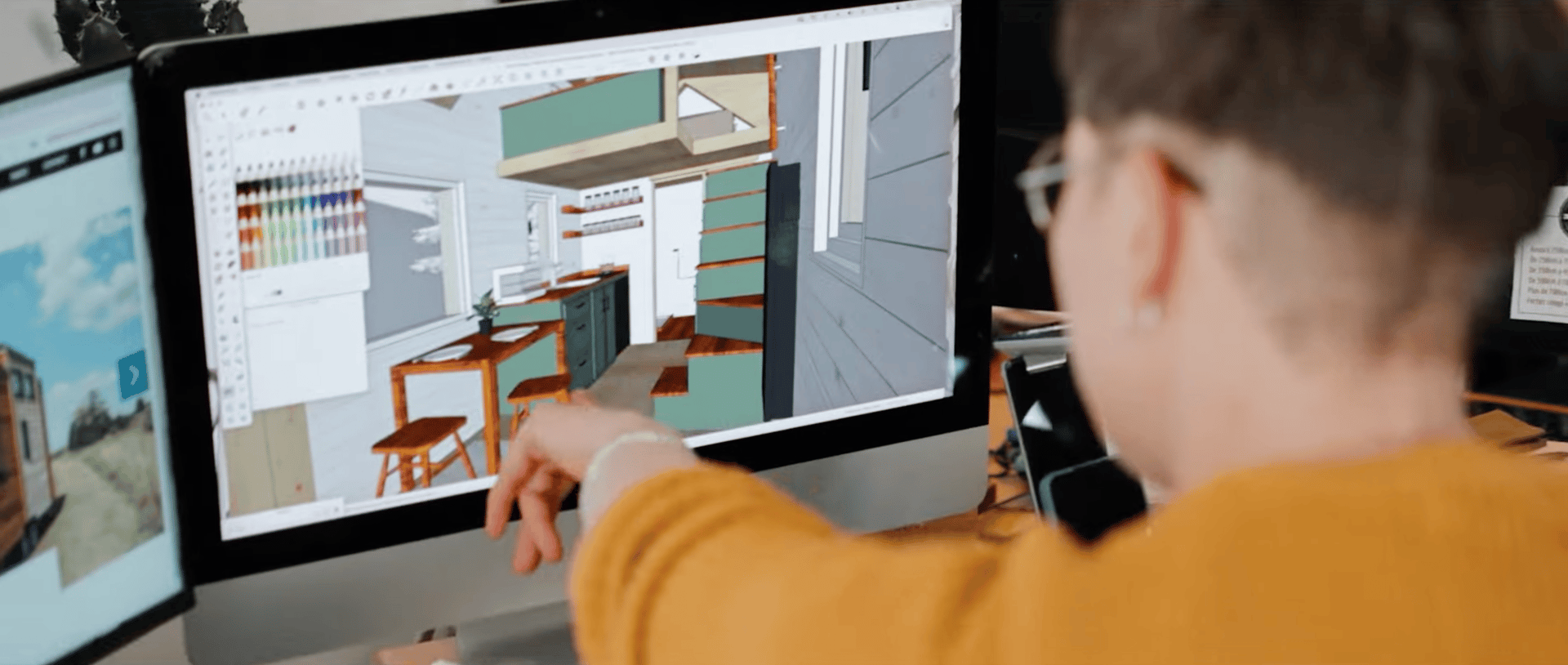 black blue and yellow textile