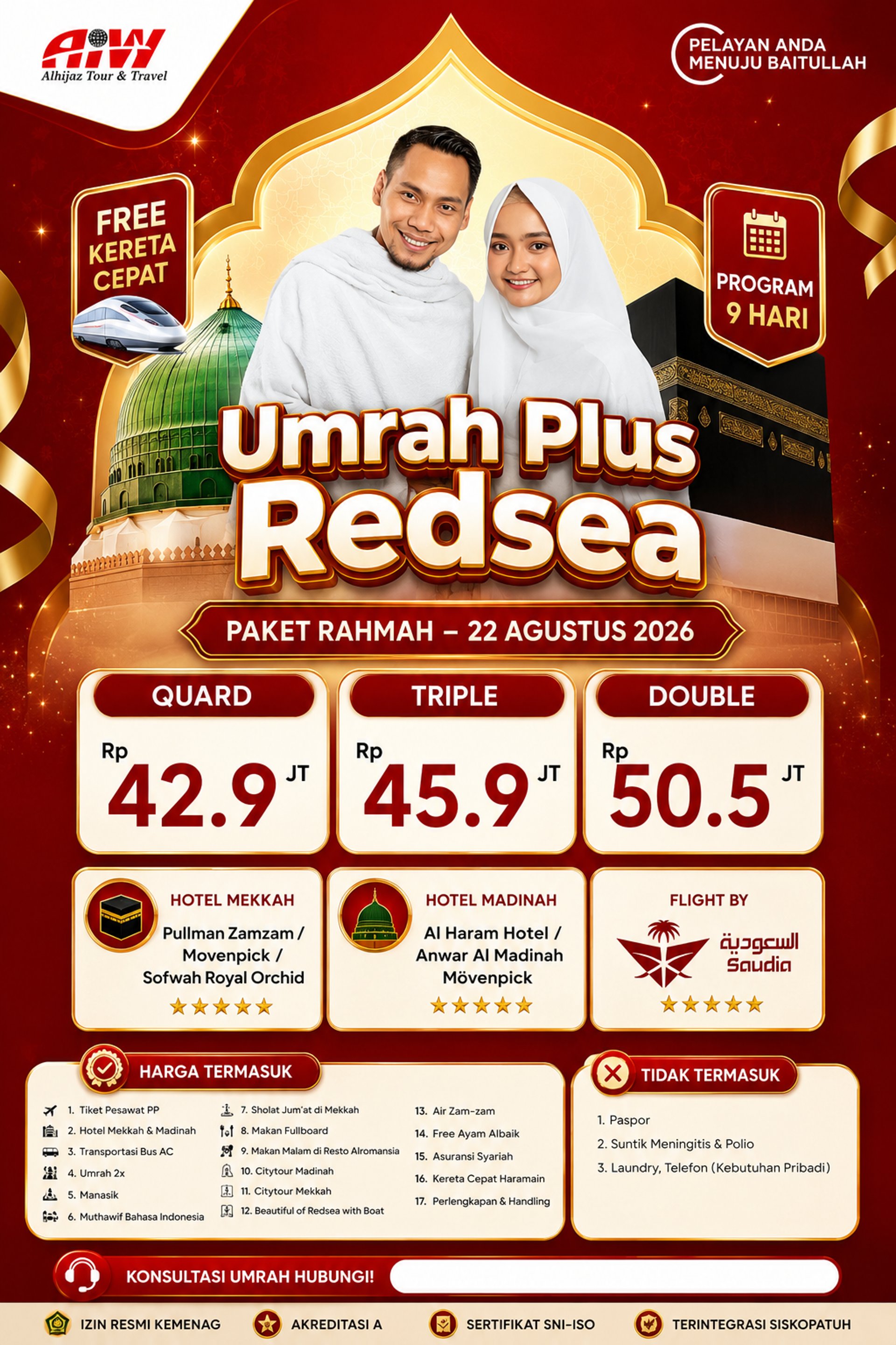 Paket Umrah Plus Redsea 2026