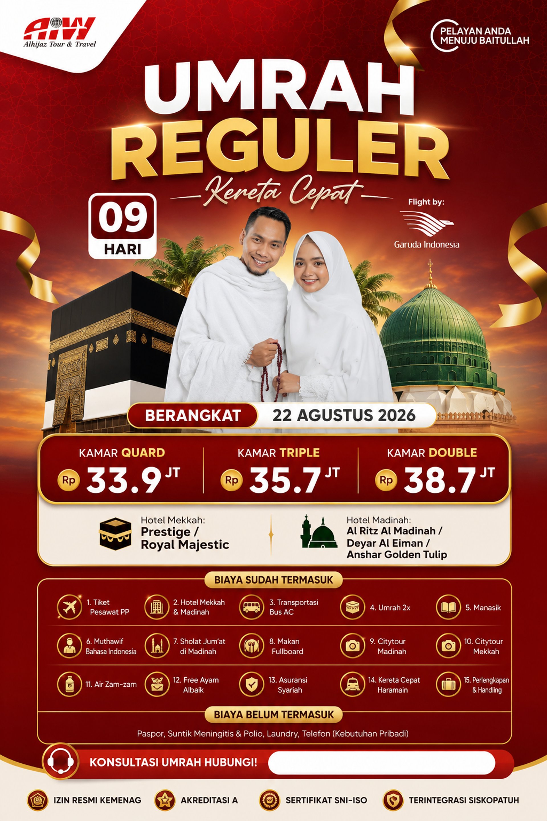 umroh 22 agustus 2026