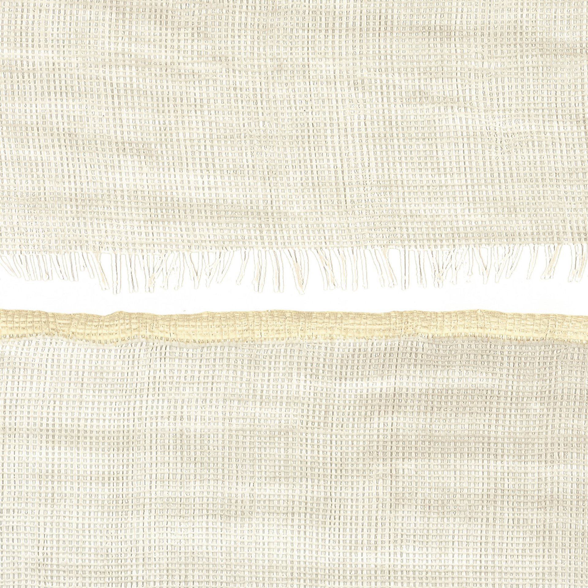 an abstract photo of a curved building with a blue sky in the background