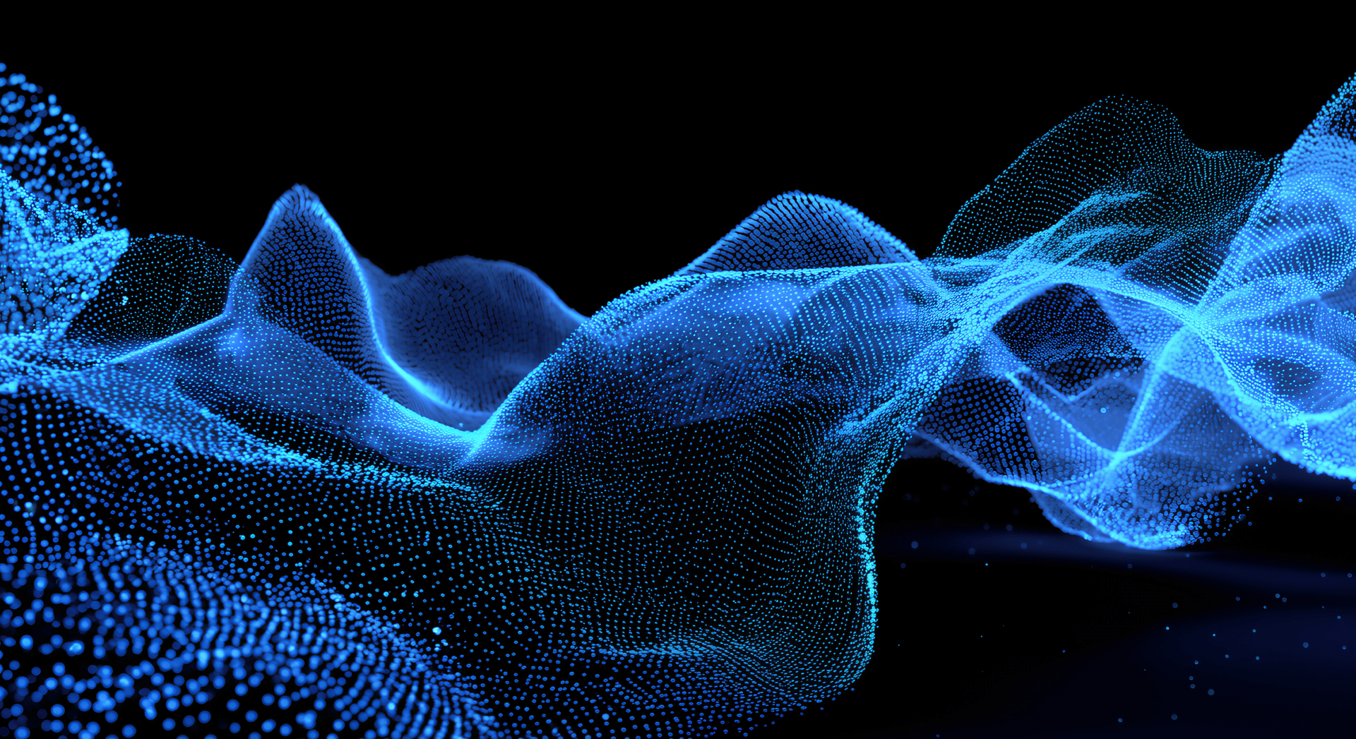 an abstract photo of a curved building with a blue sky in the background