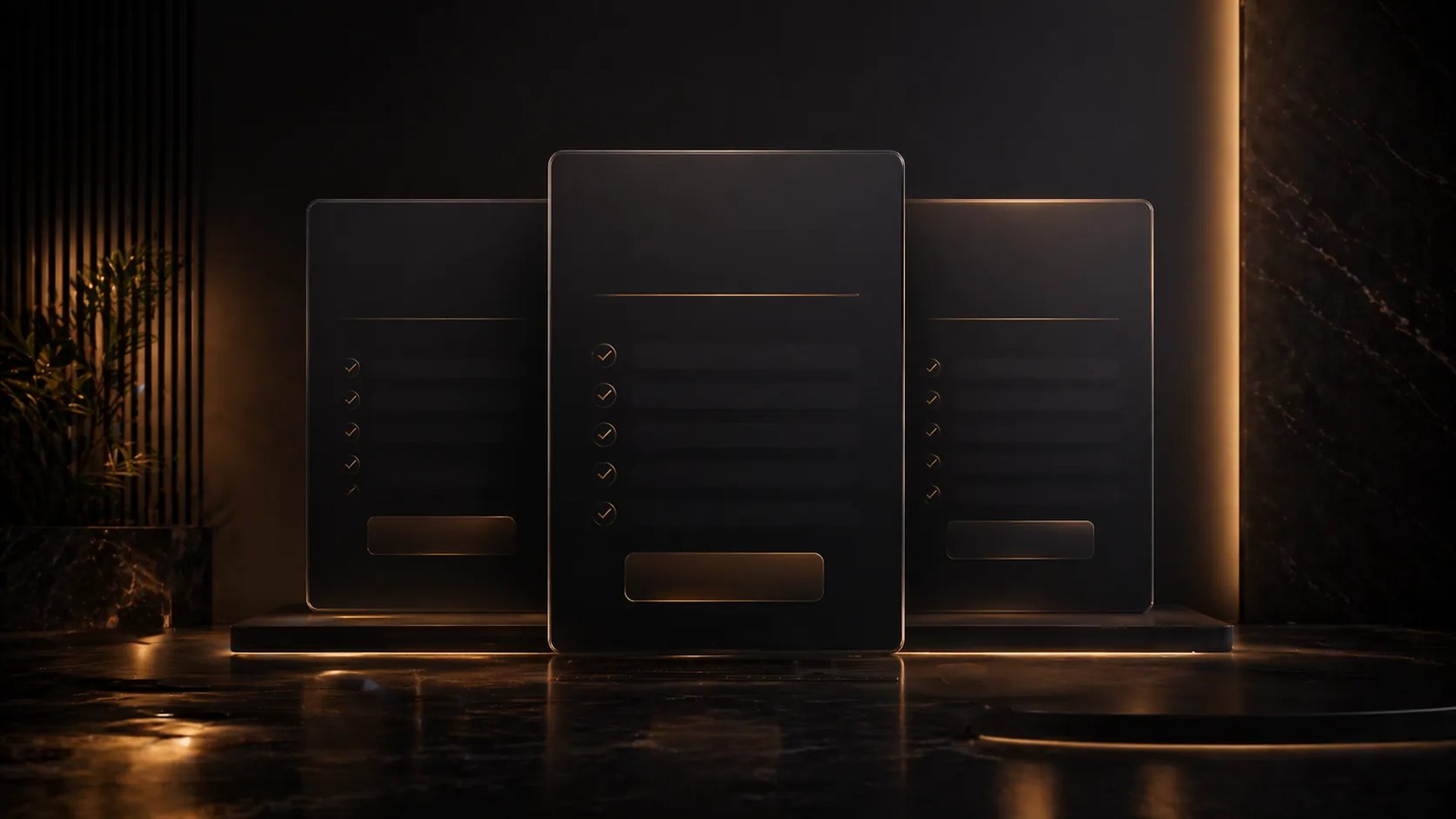 laptop computer on glass-top table