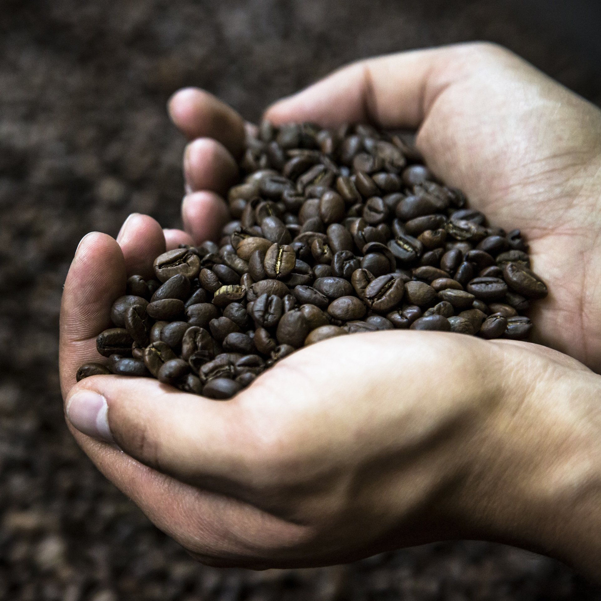an abstract photo of a curved building with a blue sky in the background
