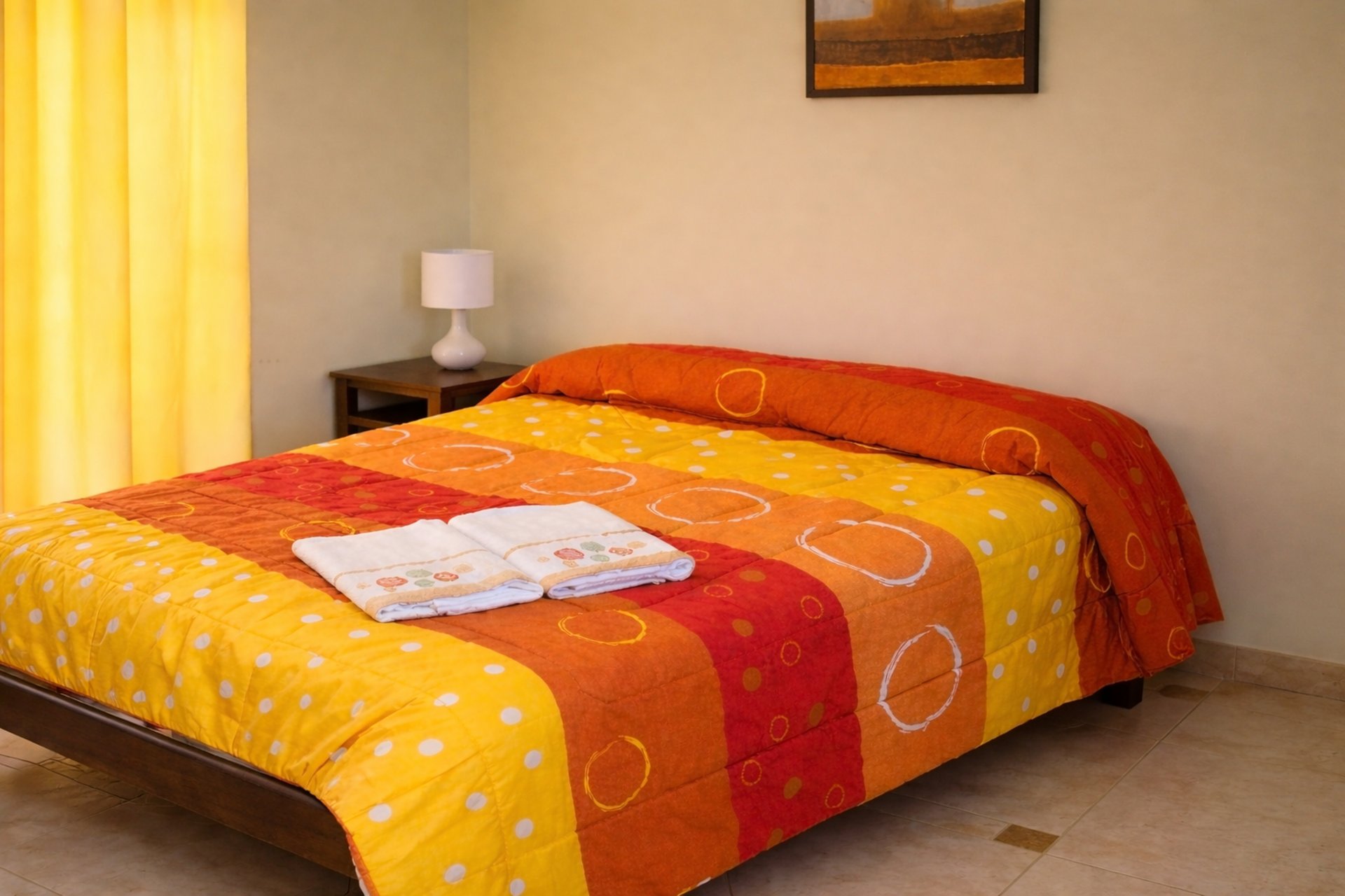 two person riding cable car