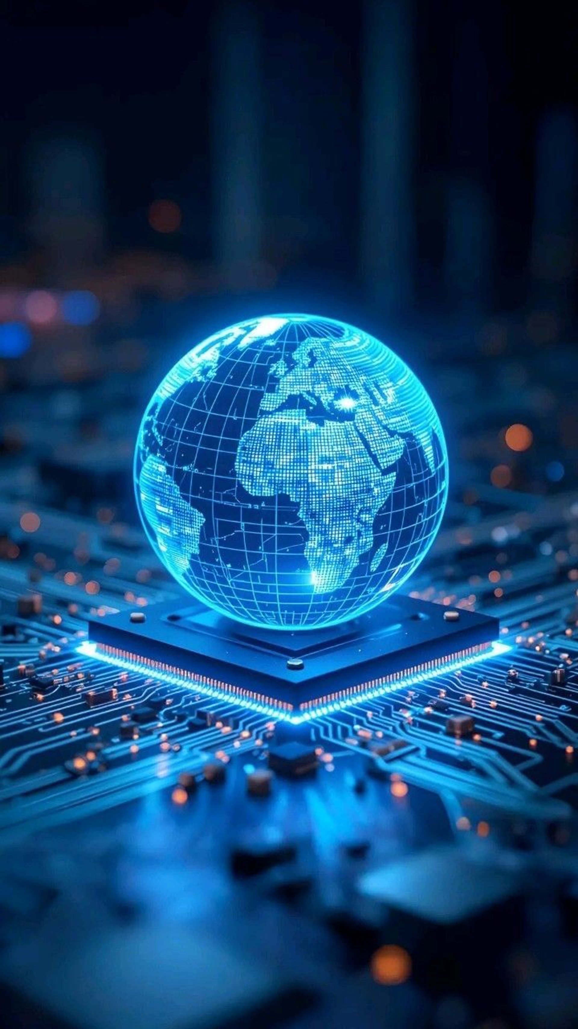 an abstract photo of a curved building with a blue sky in the background