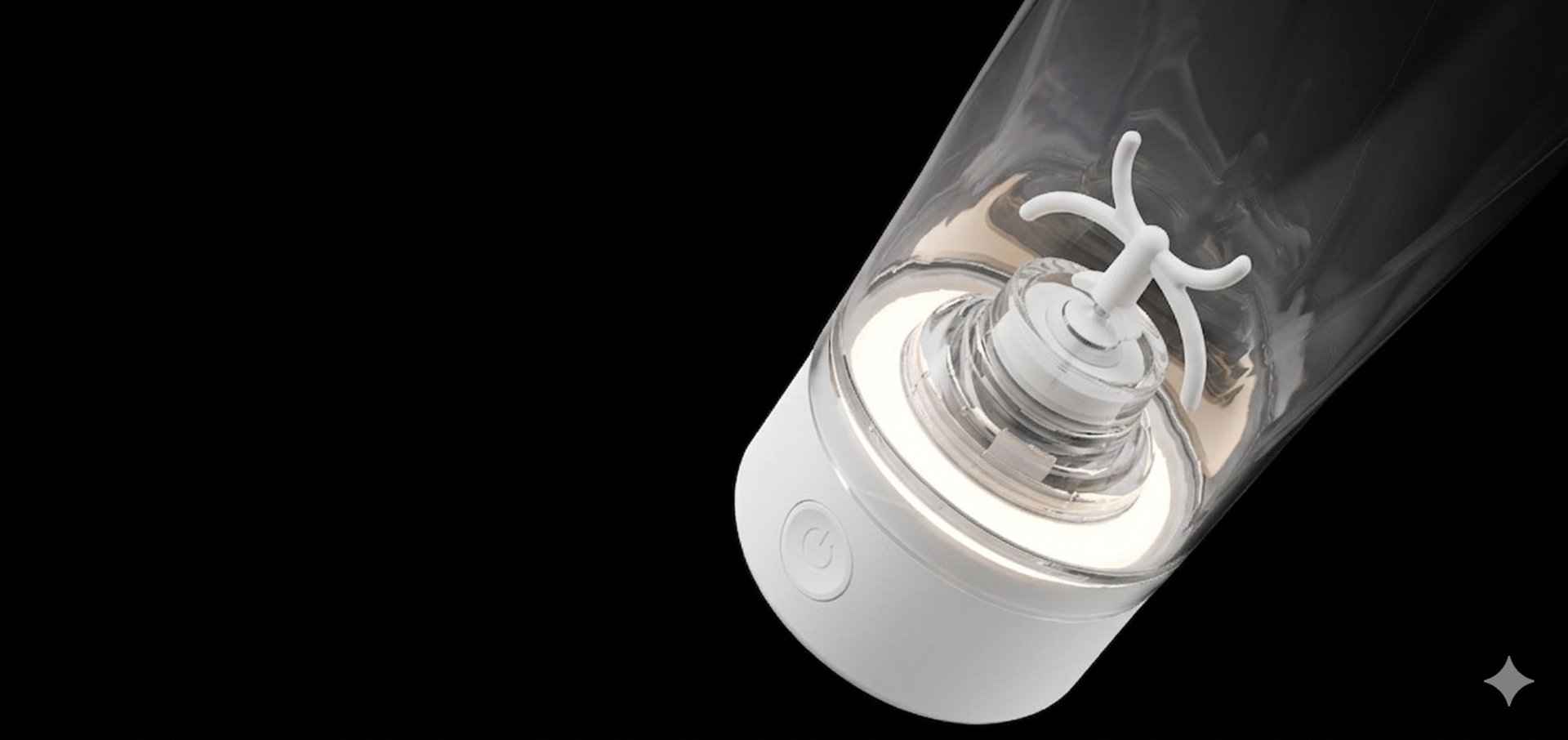 an abstract photo of a curved building with a blue sky in the background