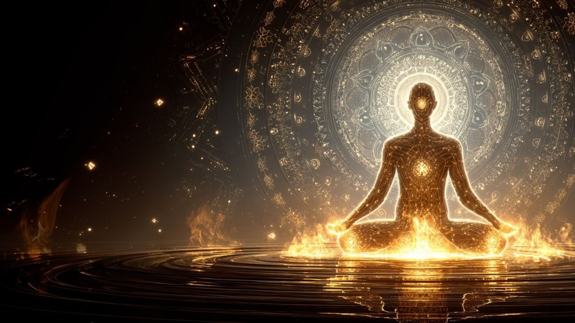 an abstract photo of a curved building with a blue sky in the background