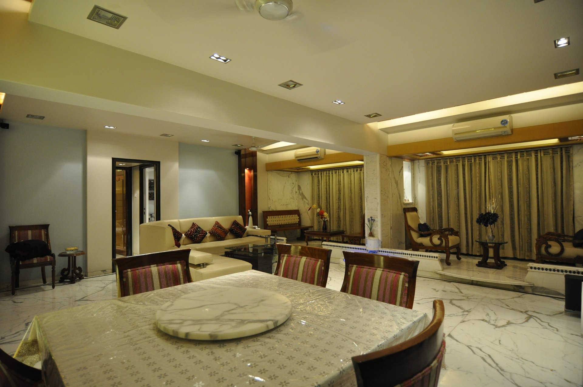 black and brown leather padded tub sofa