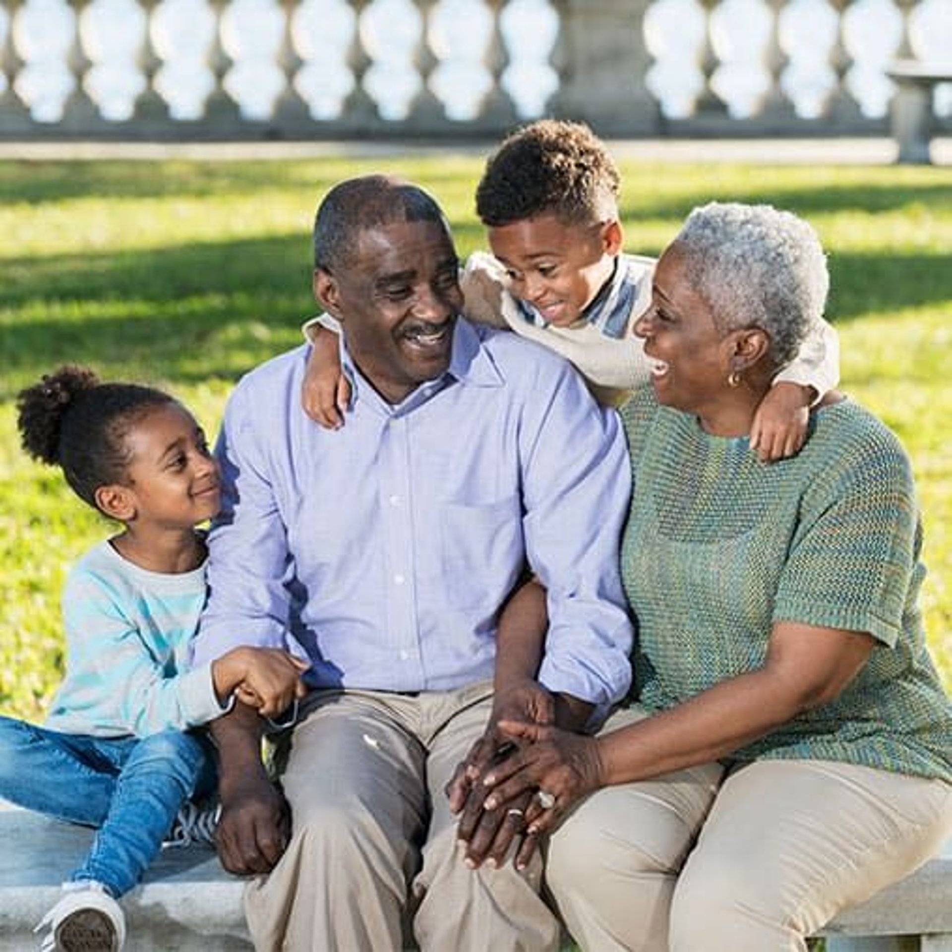 group of people sitting on chair