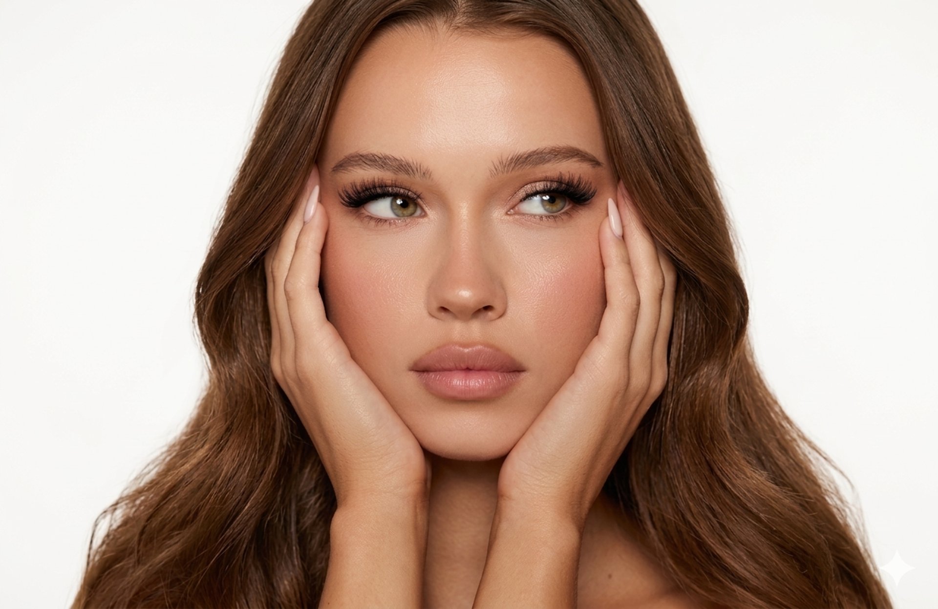 an abstract photo of a curved building with a blue sky in the background