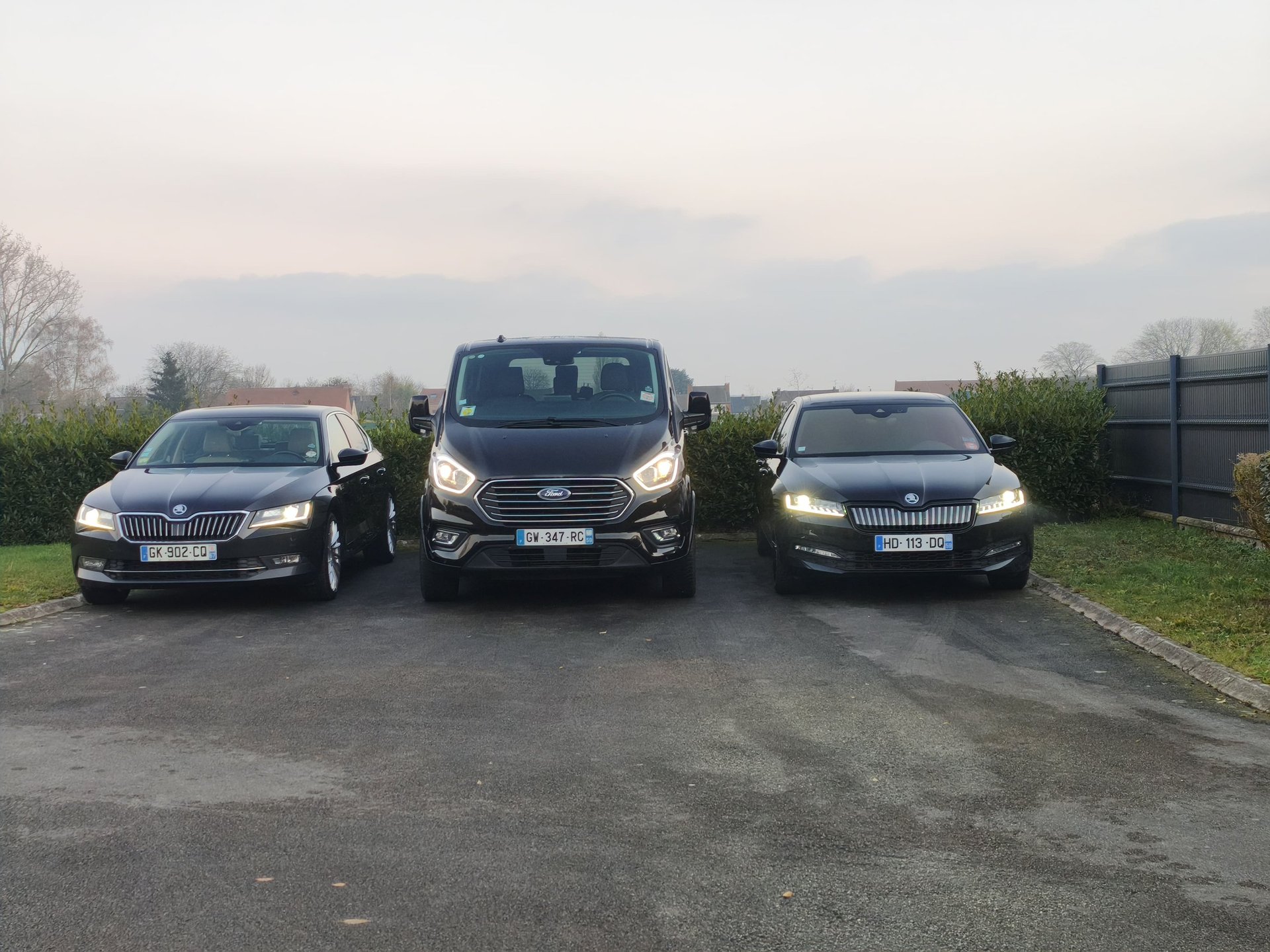 flotte navette berline 3 place et van 7 place dans la régions lilloise