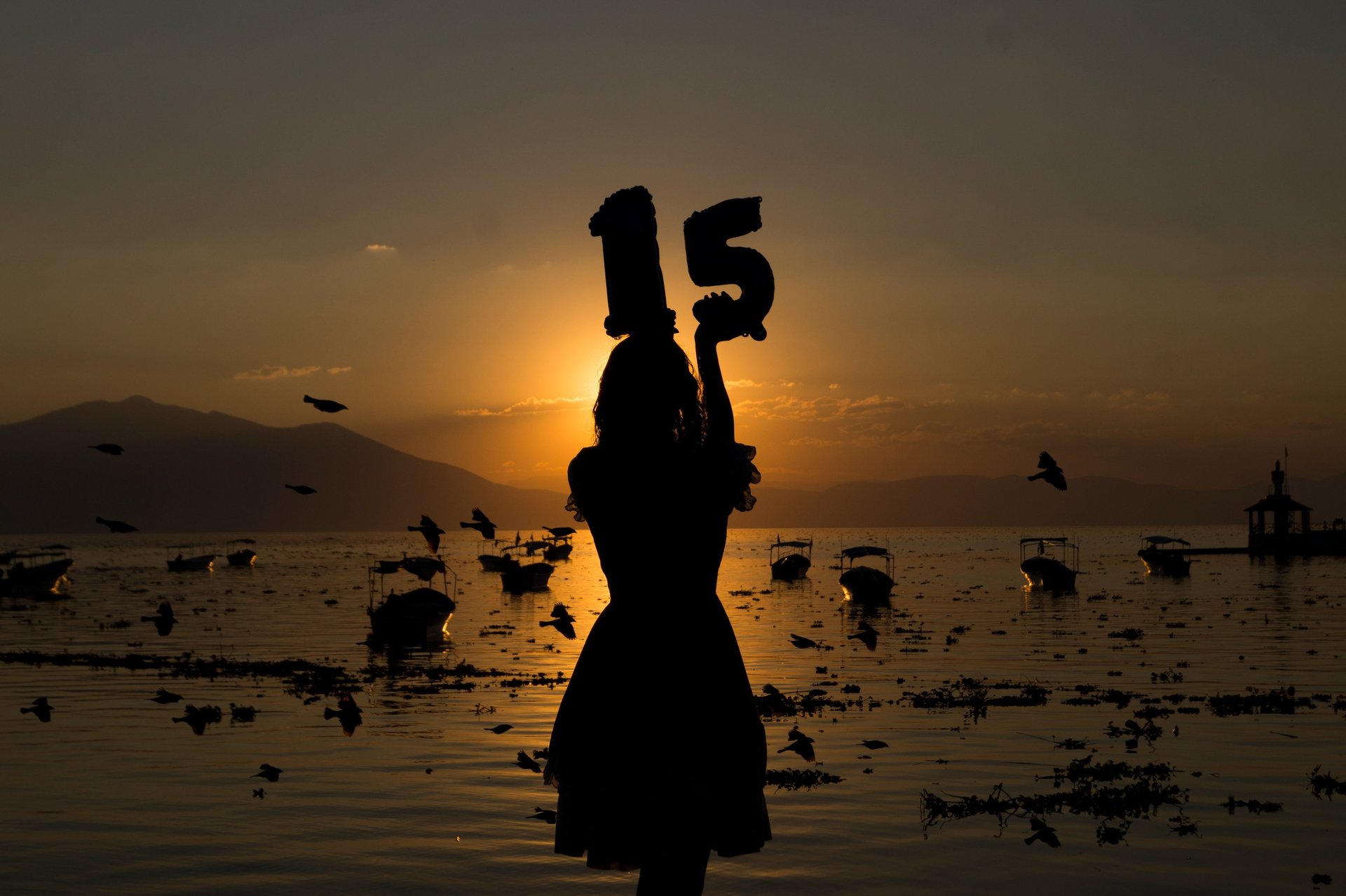 couple wearing silver-colored rings