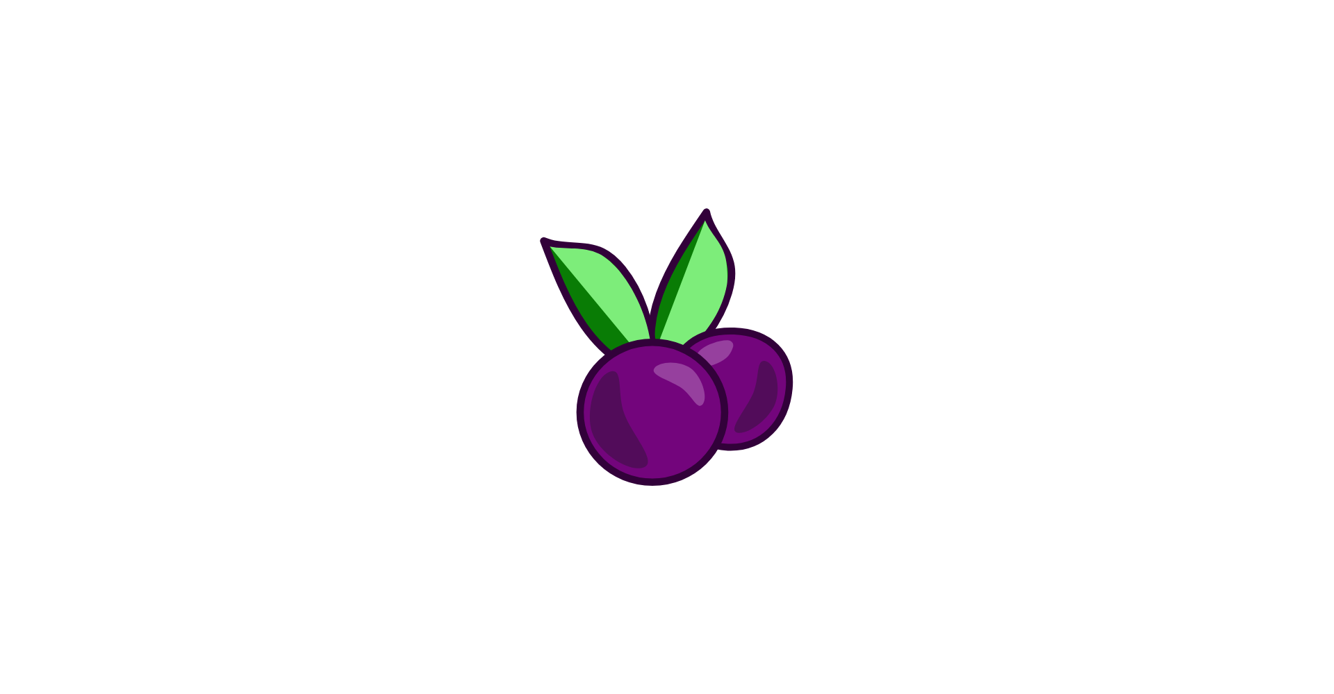 Ilustração da Fruta do Açaí, indicando alta concentração da Polpa 