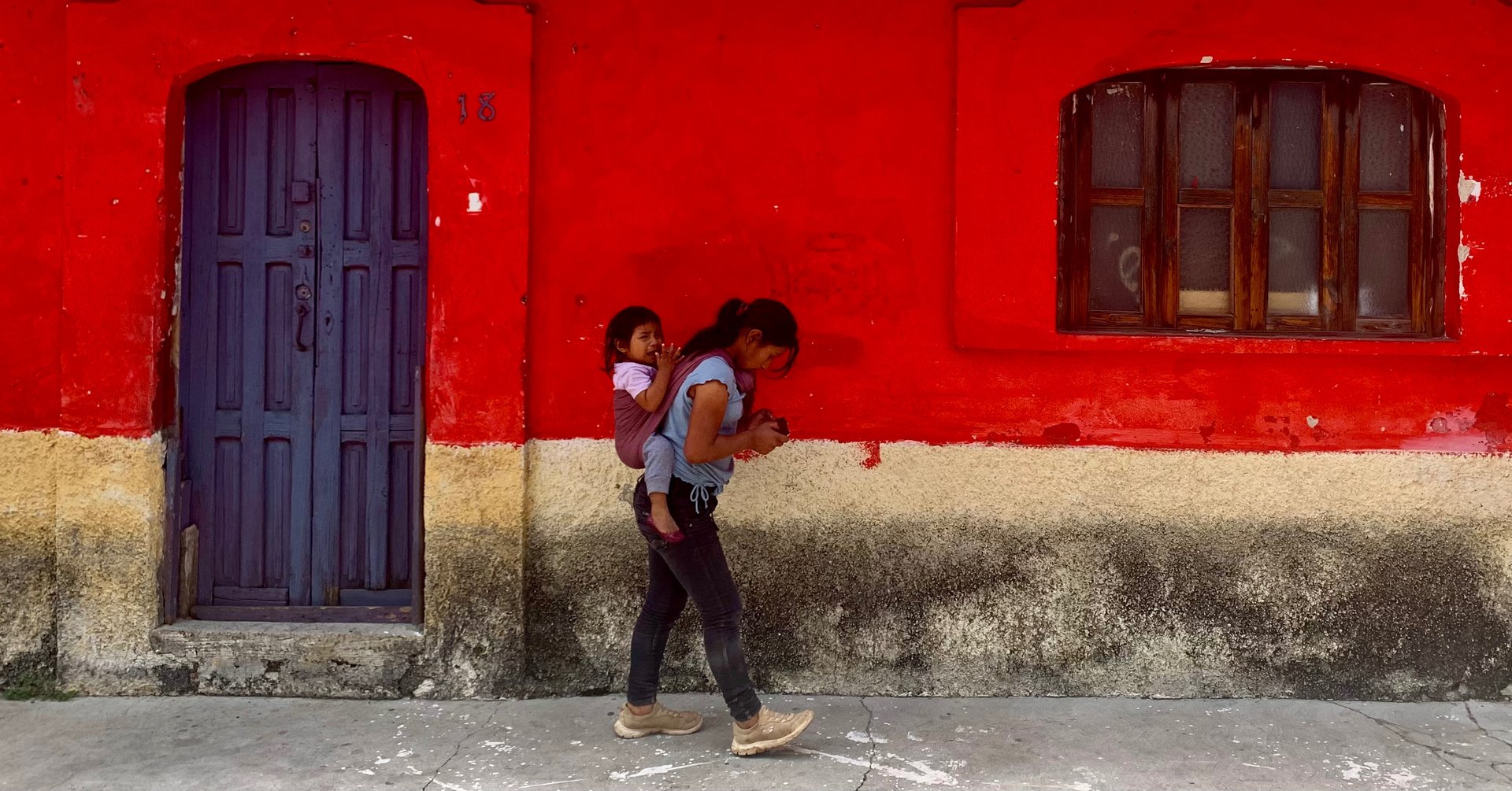 Woman and child in San Cristobal