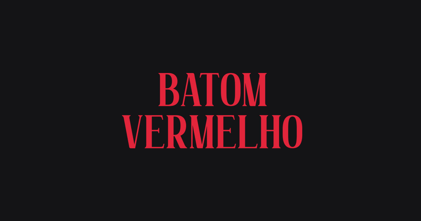 batom vermelho @nemachadodesign identidade visual marca branding maquiagem cartão de visita social m