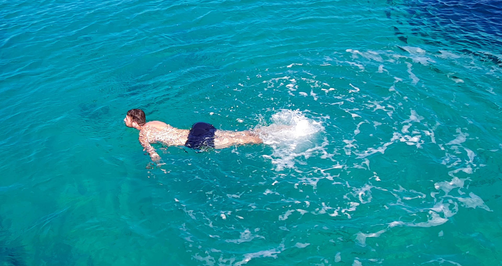 Schwimmen Sardinien J.Lo