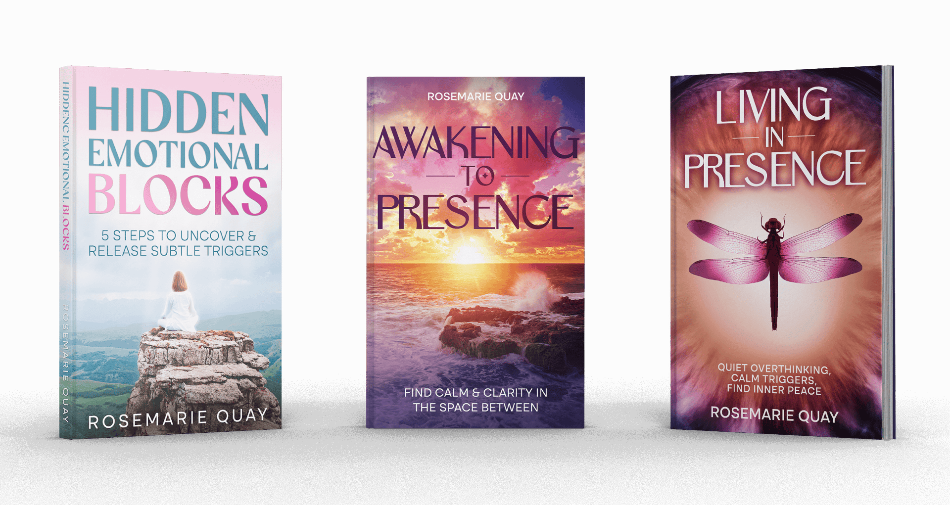 3 books on spiritual awakening - author Rosemarie Quay