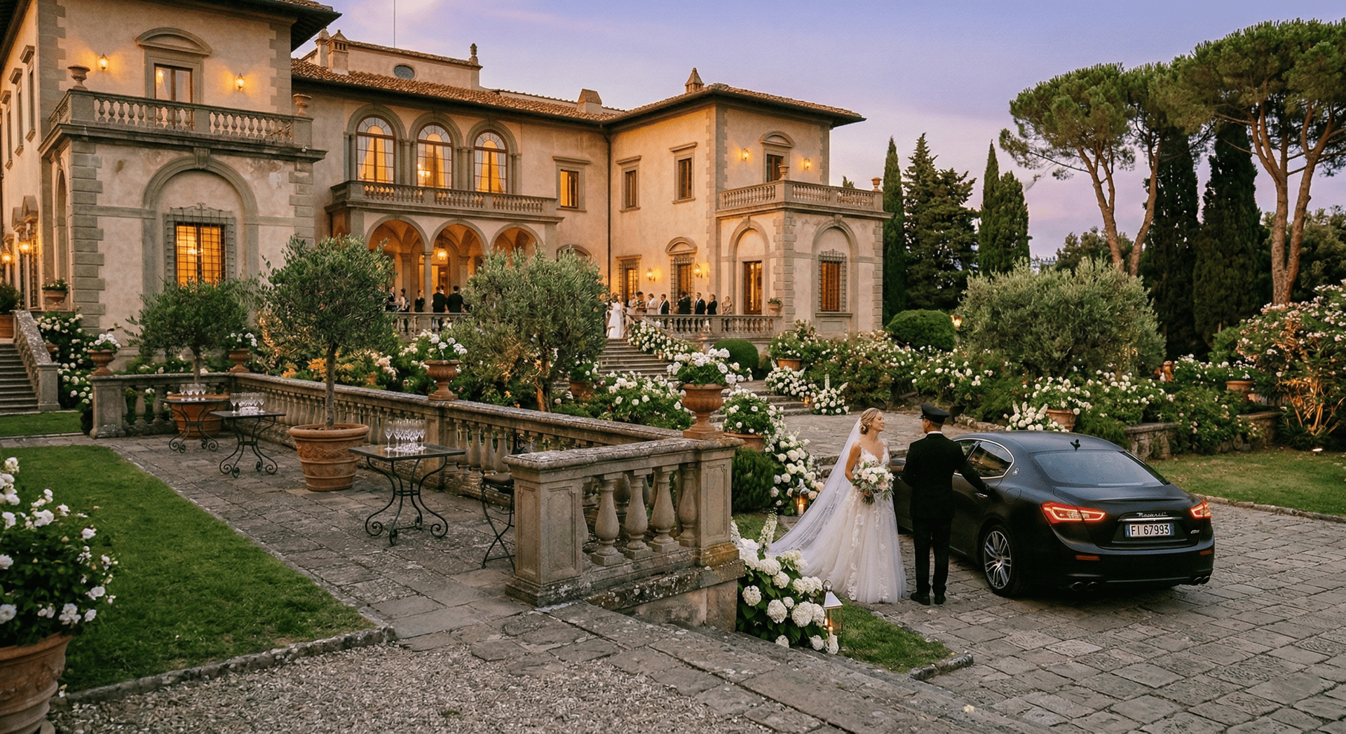 Auto di lusso per matrimoni in Abruzzo Maserati Ghibli