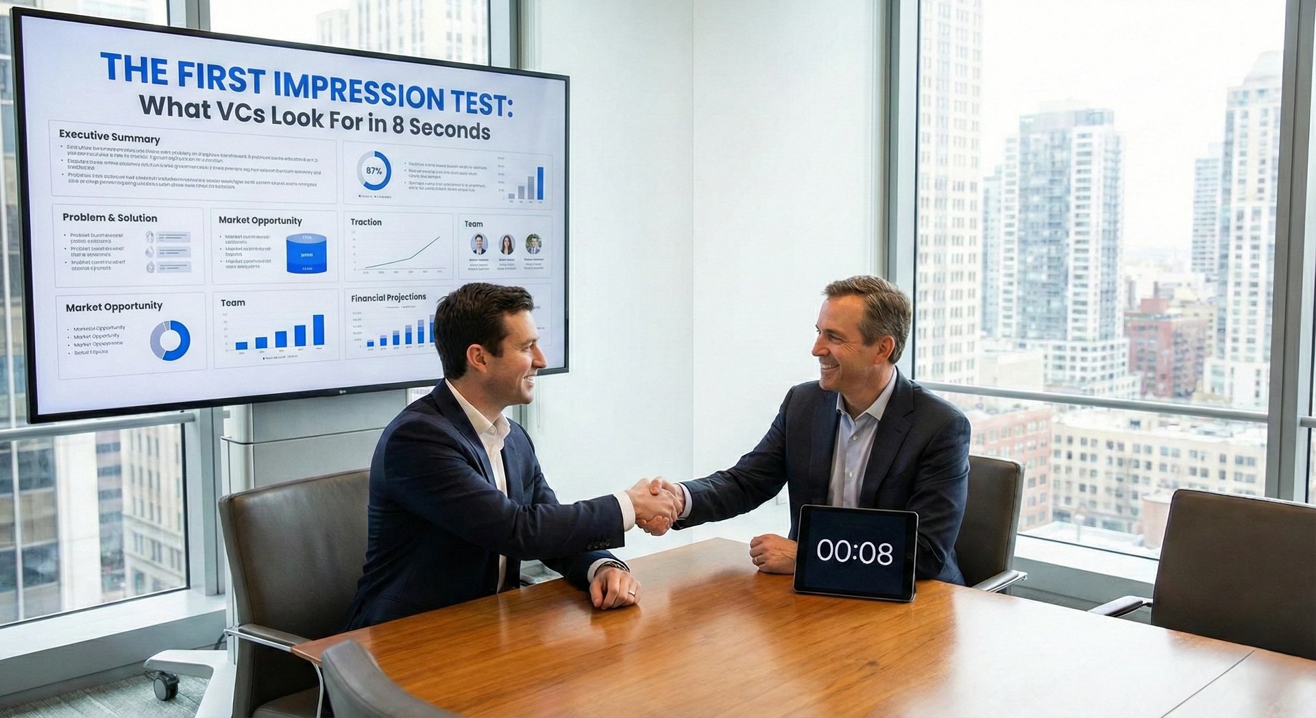 The First Impression Test: What VCs Look For in 8 Seconds
