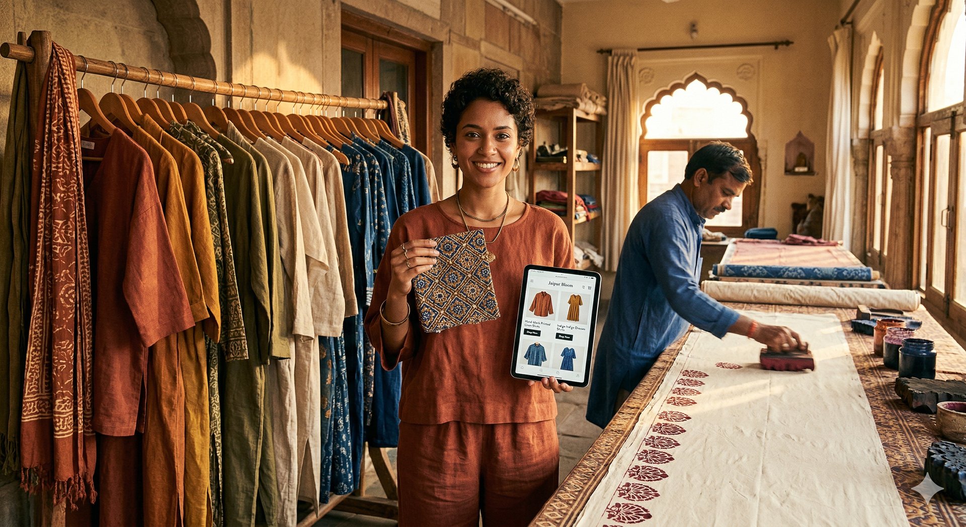 How to start a private label clothing brand with low MOQ — founder with manufacturer in Jaipur India clothing production